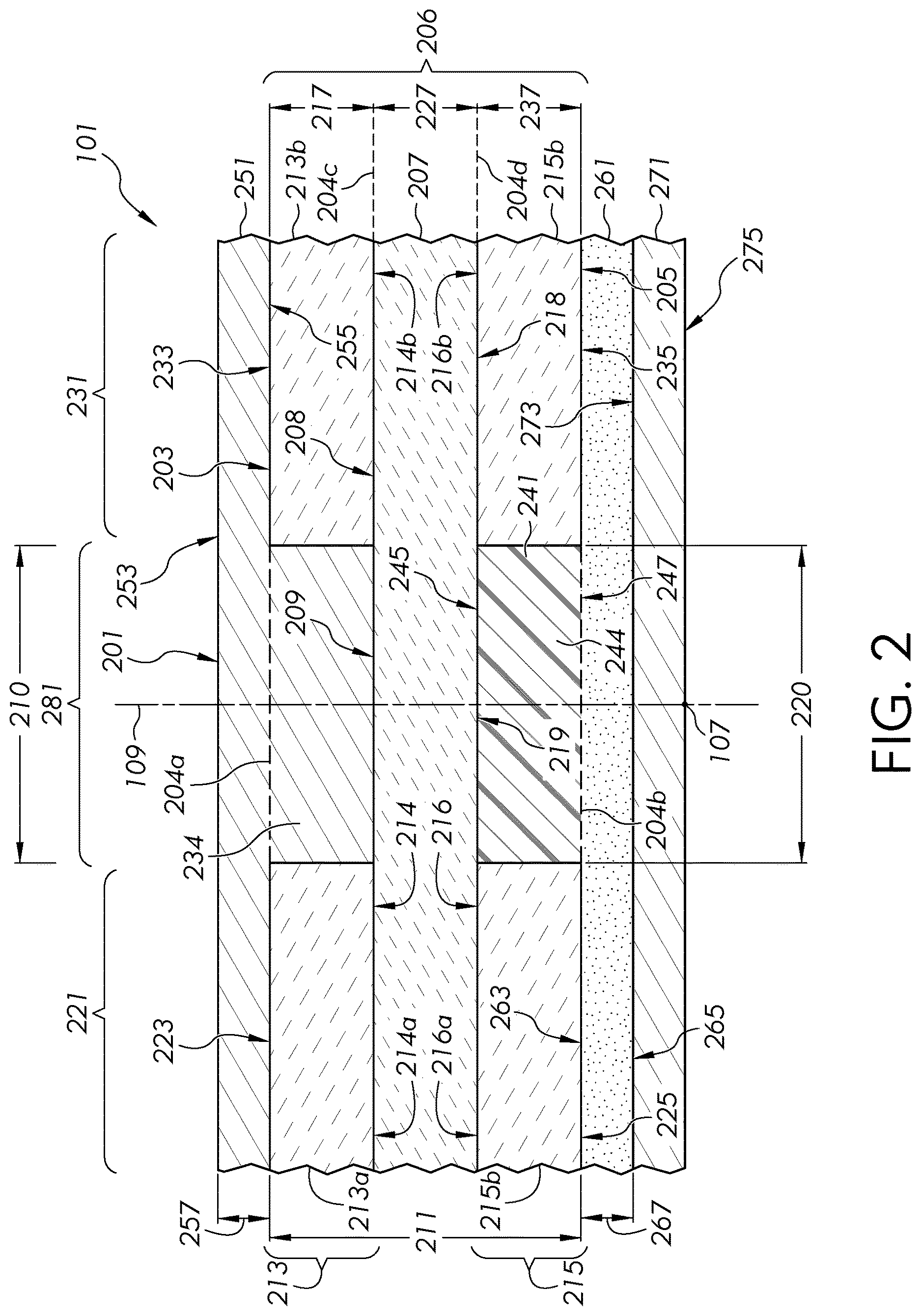 Patent US12622164 Figure 2 – Foldable substrates and methods of making