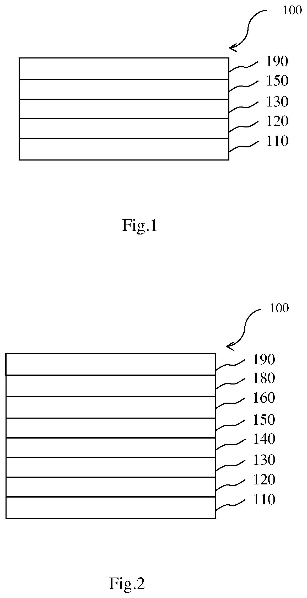 Patent US12622166 Figure 1 – Organic electronic device comprising an anode layer, a cathode layer, at least one emission layer (EML) and at least one hole injection layer (HIL)