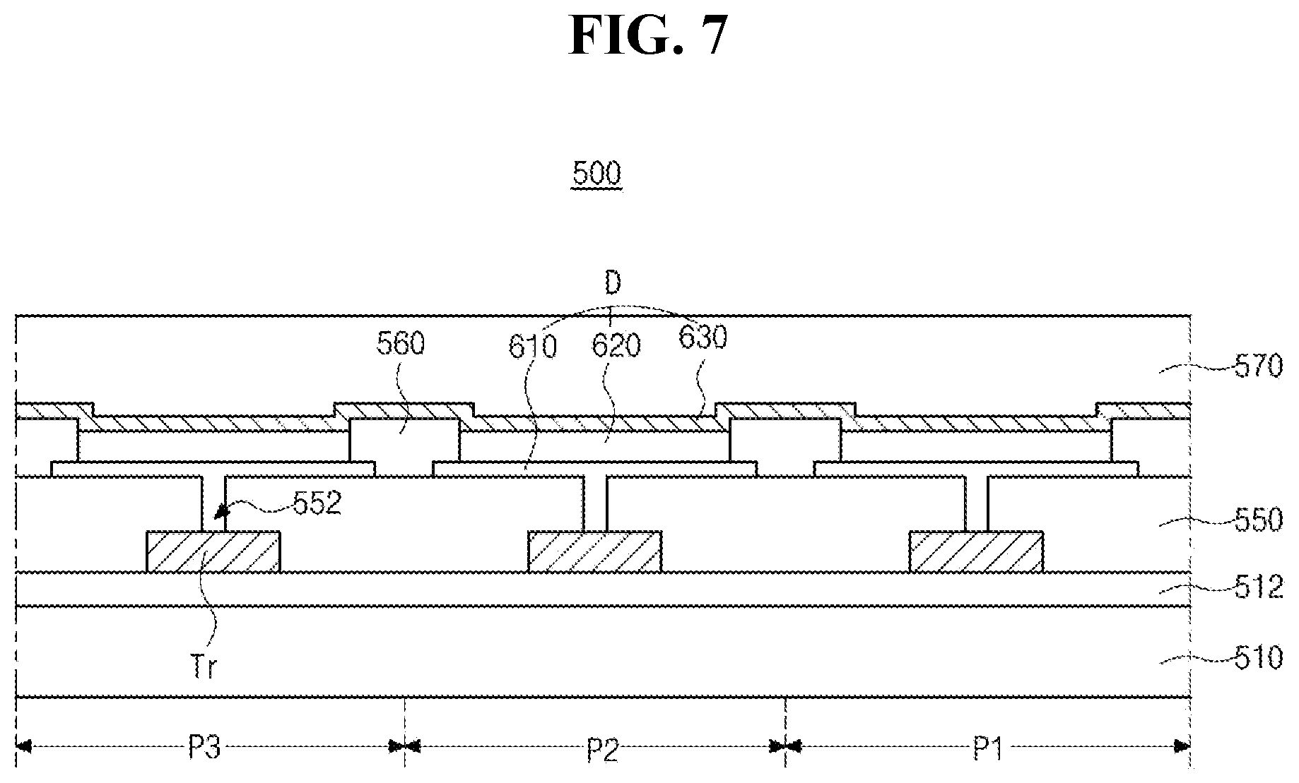 Patent US12622168 Figure 7 – Organic light emitting diode and organic light emitting device including thereof