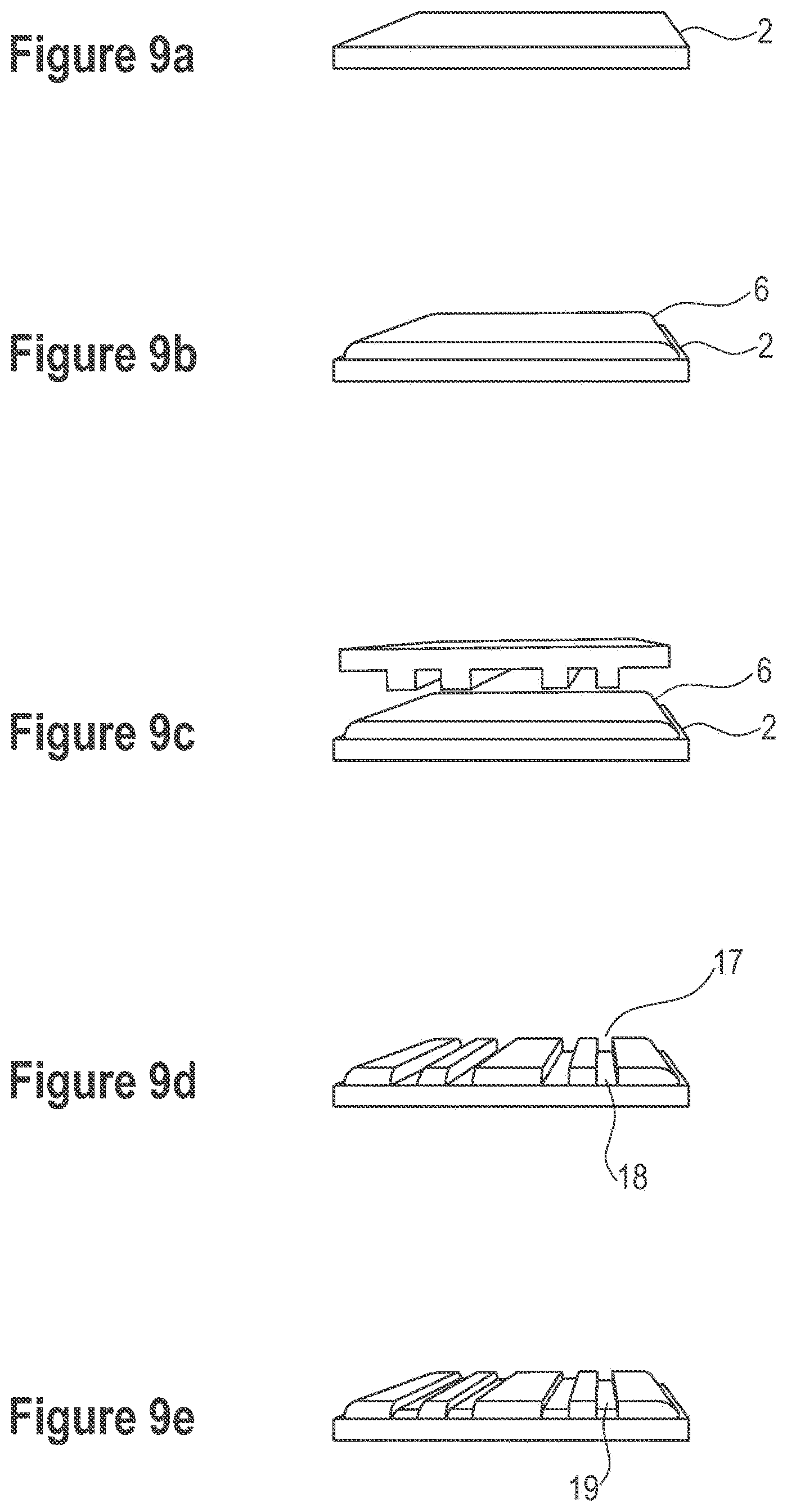 Patent US12622175 Figure 4 – Piezoelectric sensor with embedded electrodes