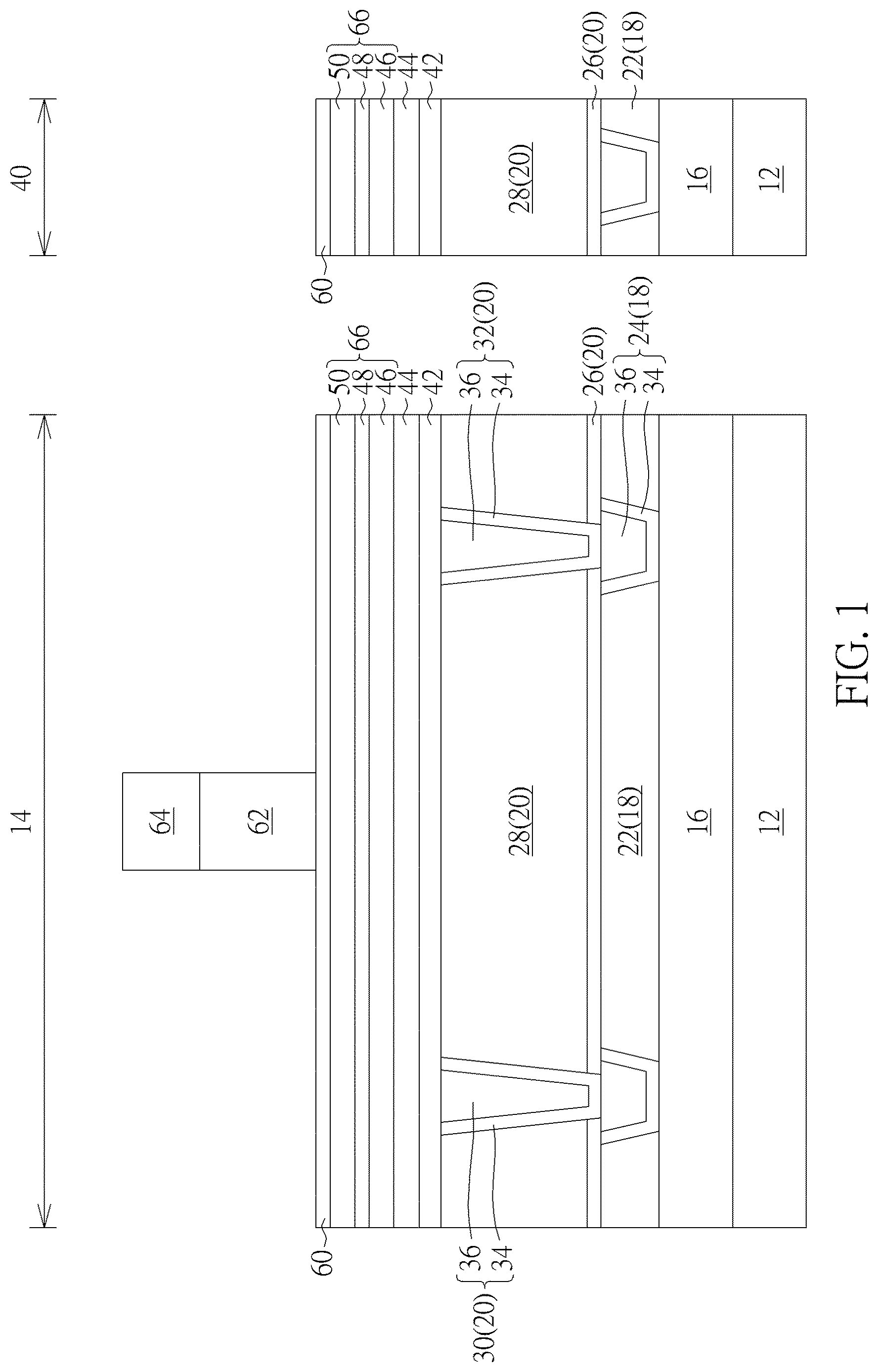 Patent US12622178 — Semiconductor device and method for fabricating the same — Figure 1