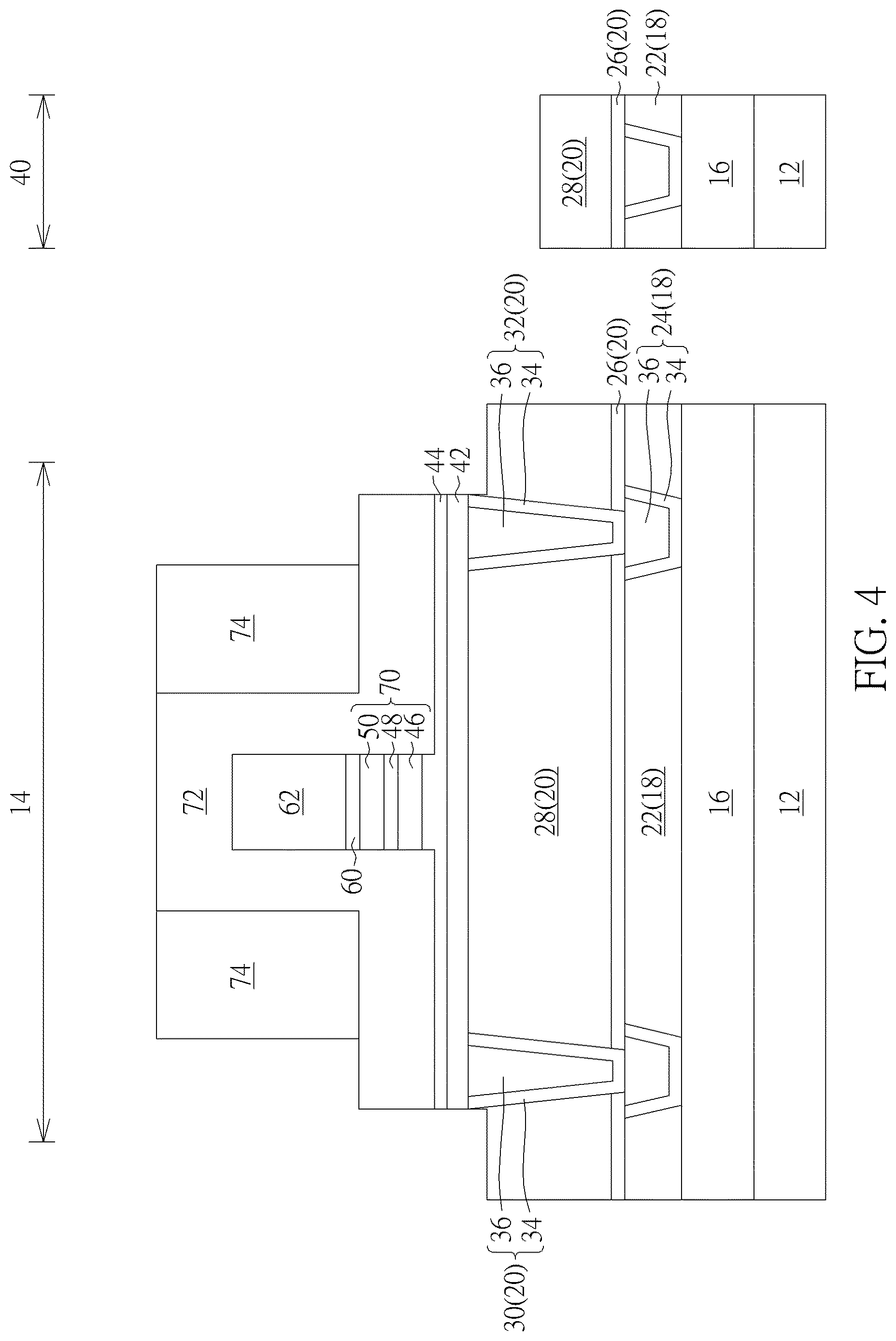 Patent US12622178 Figure 4 – Semiconductor device and method for fabricating the same