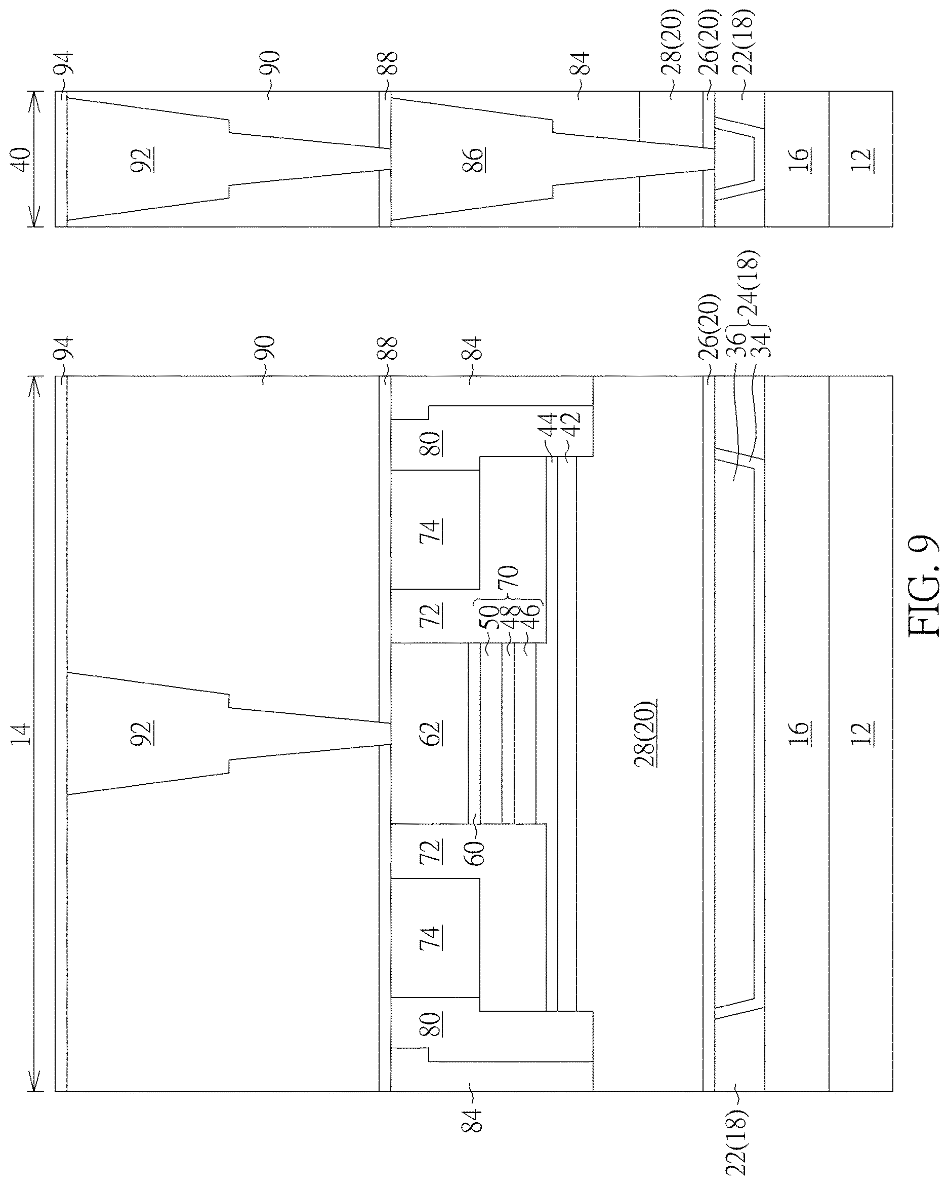 Patent US12622178 Figure 9 – Semiconductor device and method for fabricating the same