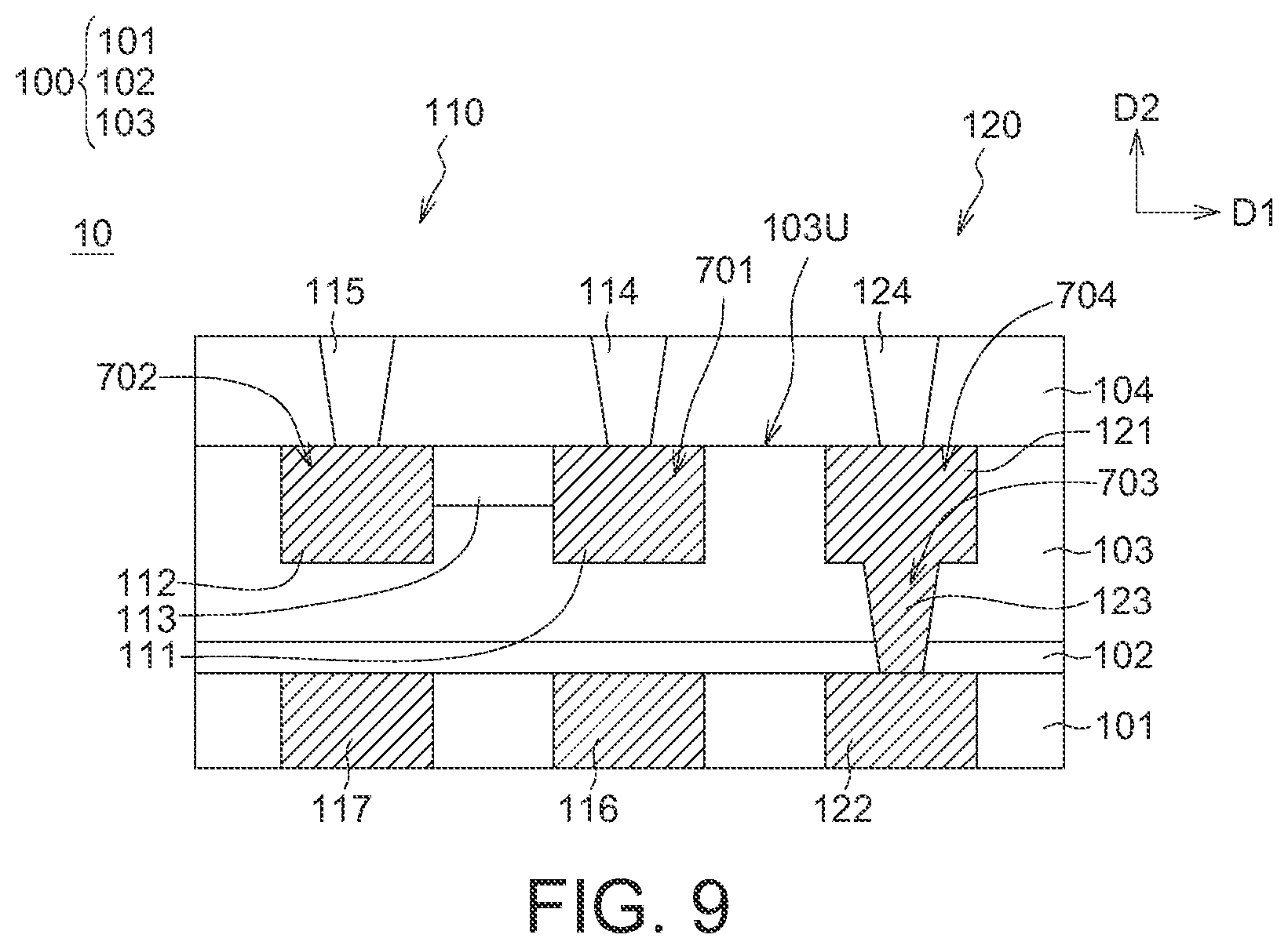 Patent US12622182 Figure 5 – Semiconductor device and method for forming the same