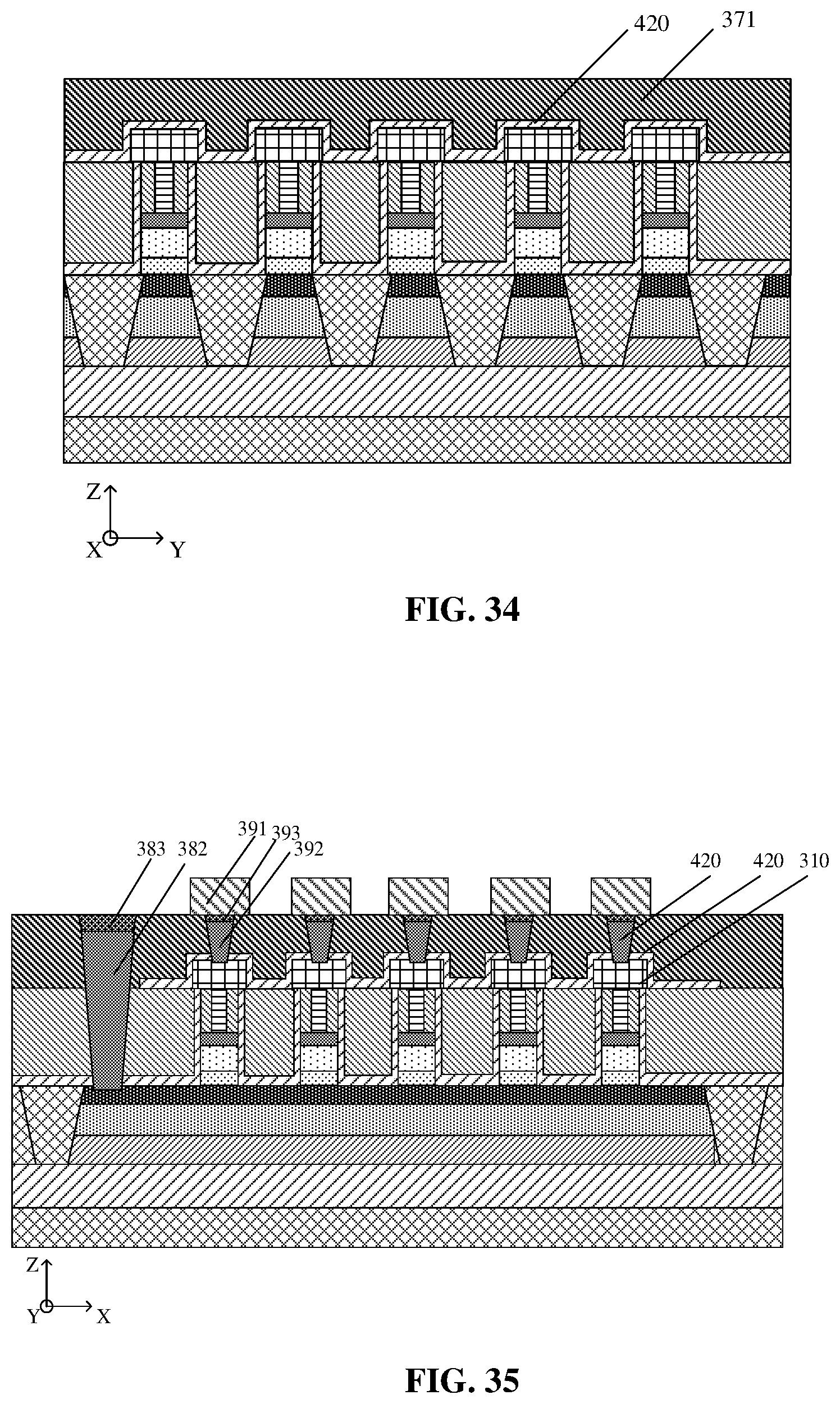 Patent US12622183 Figure 14 – Phase change memory (PCM) cell structure having heating layer and formation method therefor