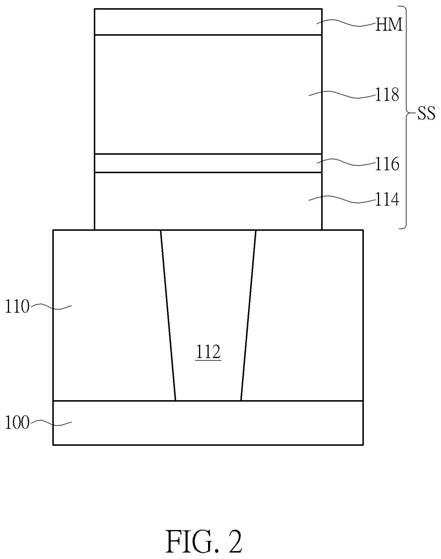 Patent US12622184 Figure 2 – Resistive switching device and fabrication method thereof