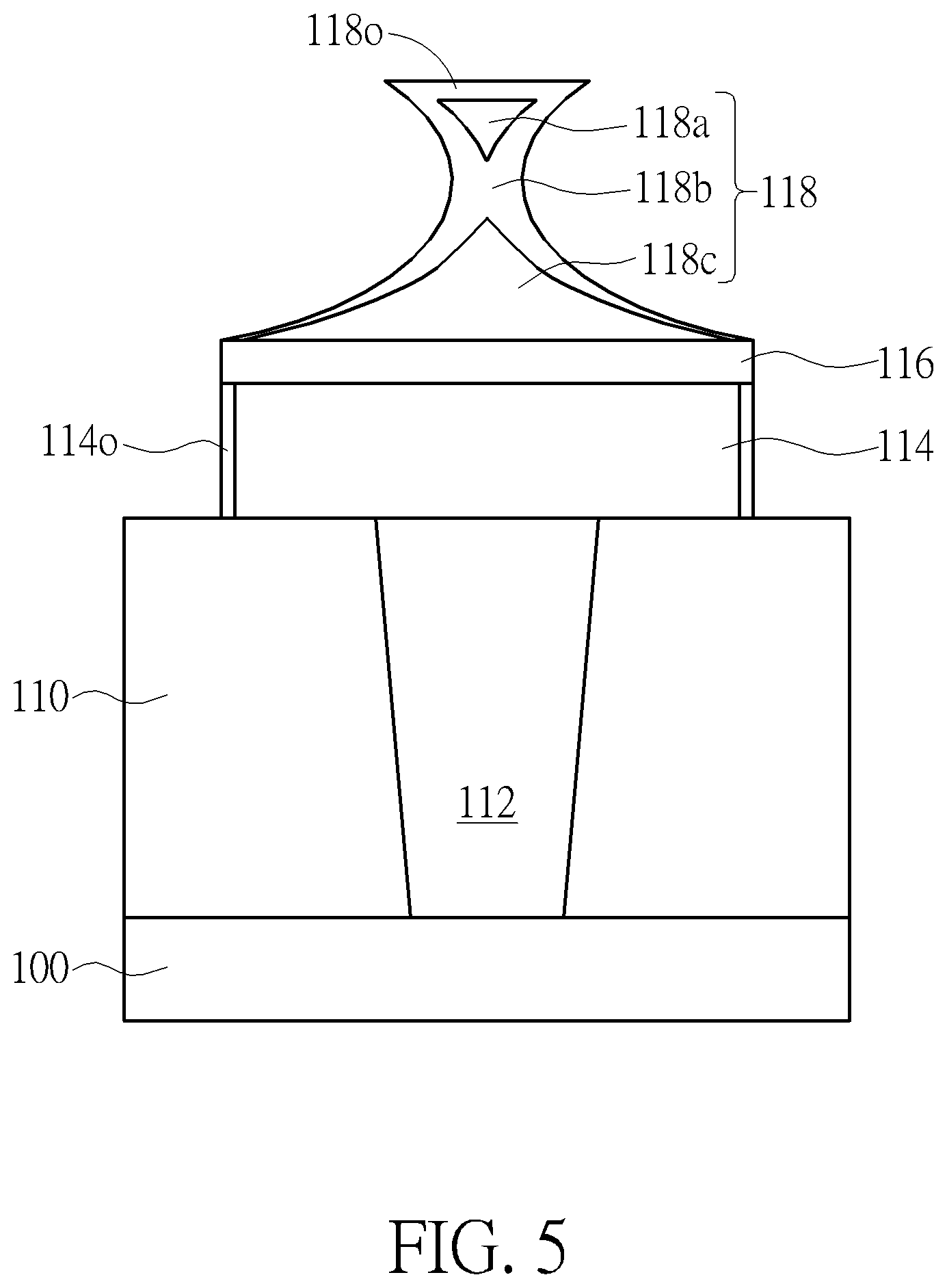 Patent US12622184 Figure 5 – Resistive switching device and fabrication method thereof