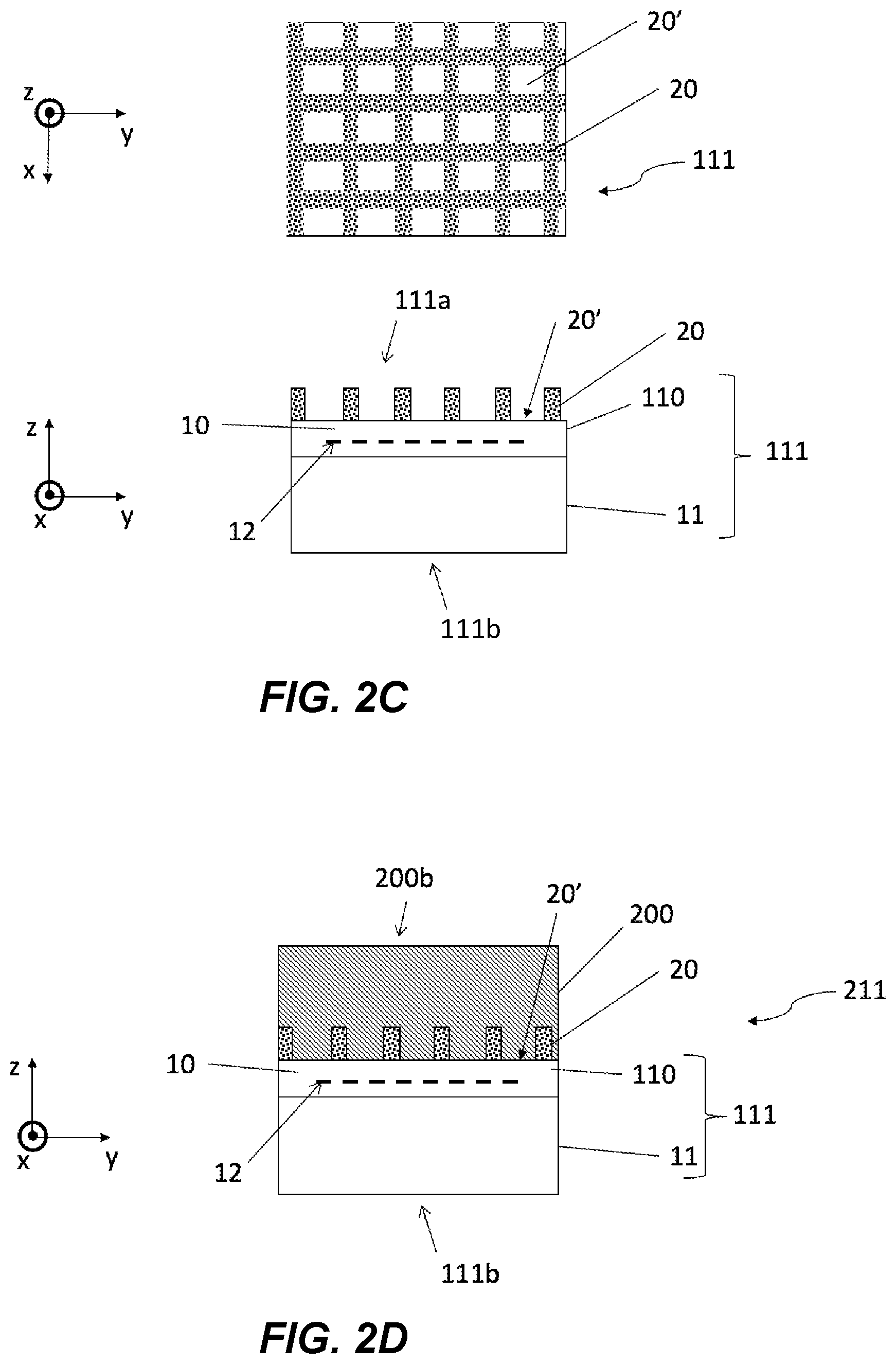 Patent US12622189 Figure 2 – Method for manufacturing a composite structure comprising a thin single-crystal semiconductor layer on a carrier substrate