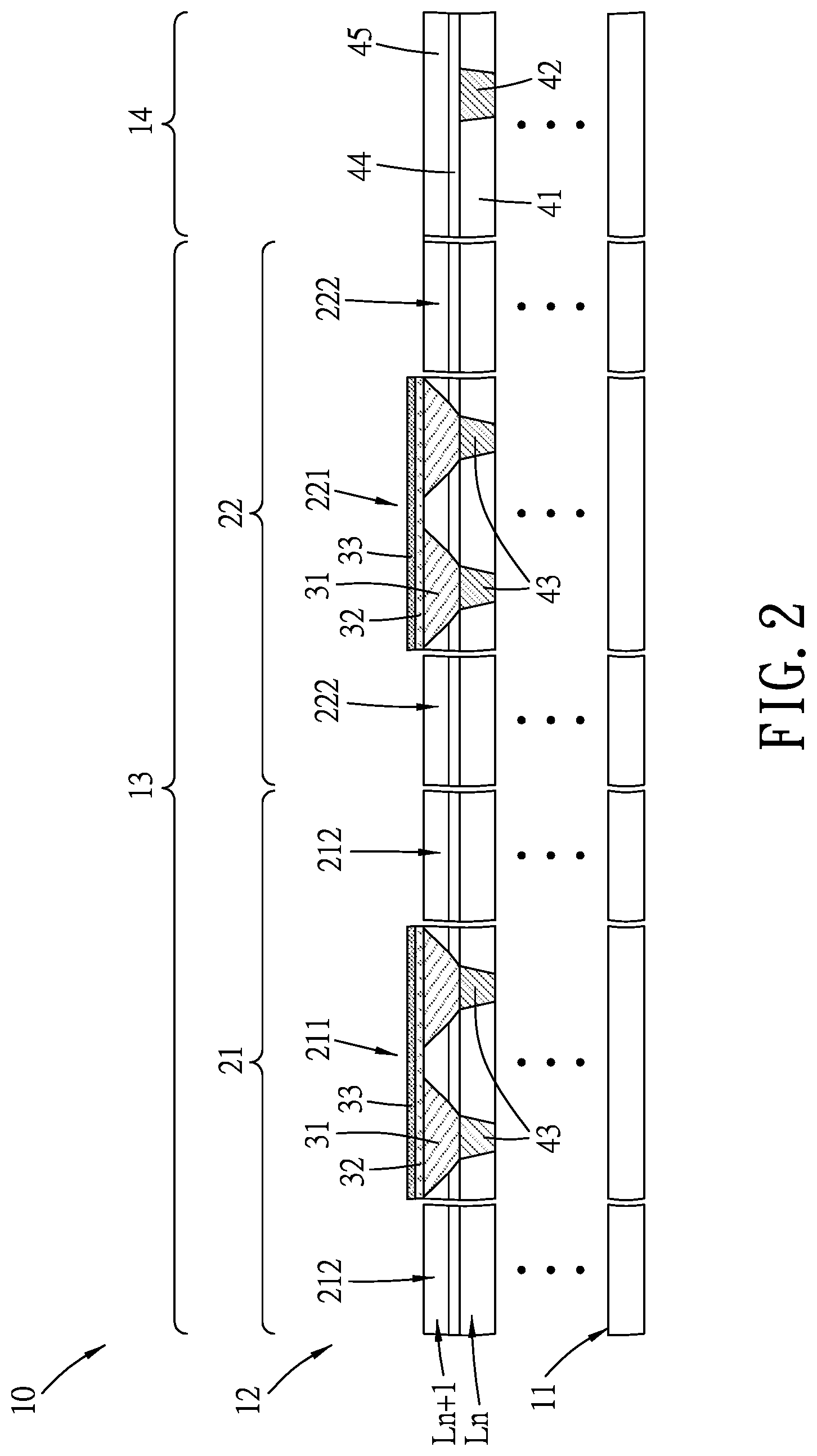 Patent US12622194 Figure 2 – Semiconductor structure including devices with different channel lengths, and method for manufacturing the same