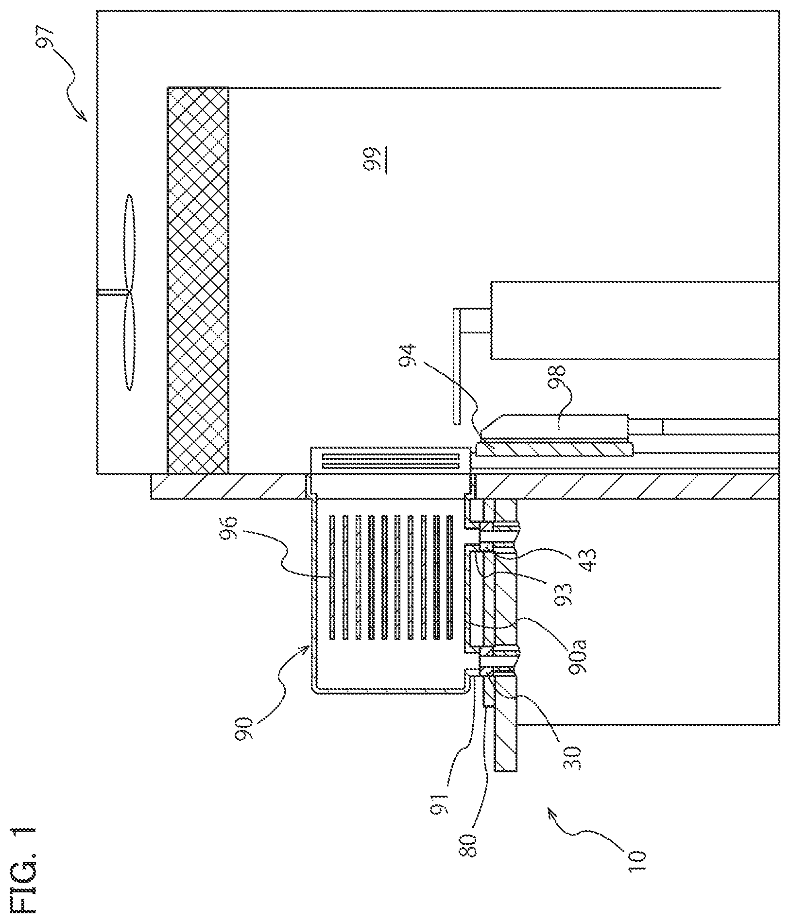 Patent US12622199 — Gas purge unit and the load port device — Figure 1