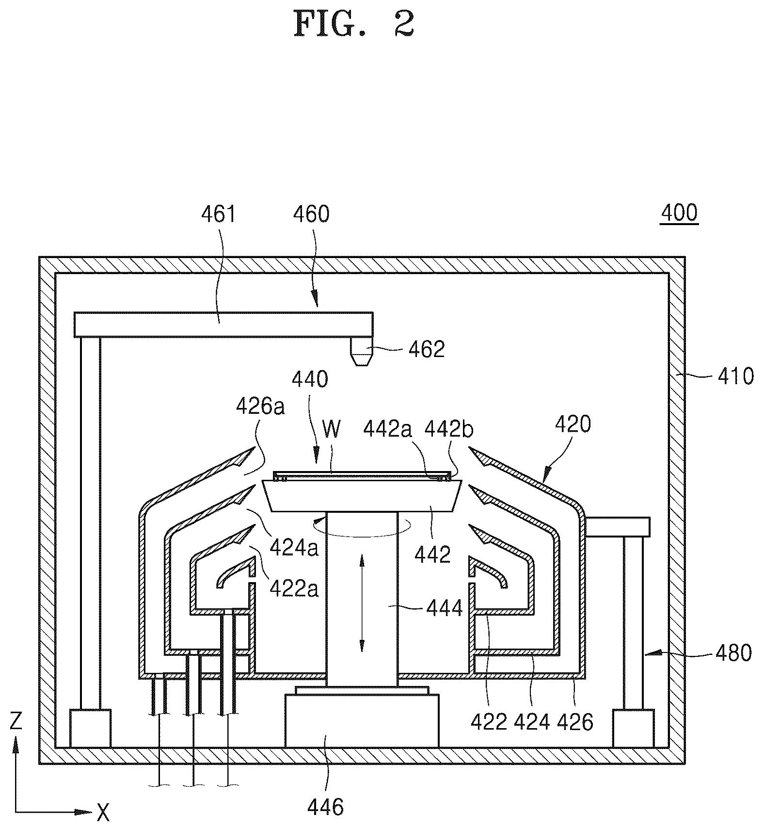 Patent US12622202 Figure 2 – Substrate processing apparatus