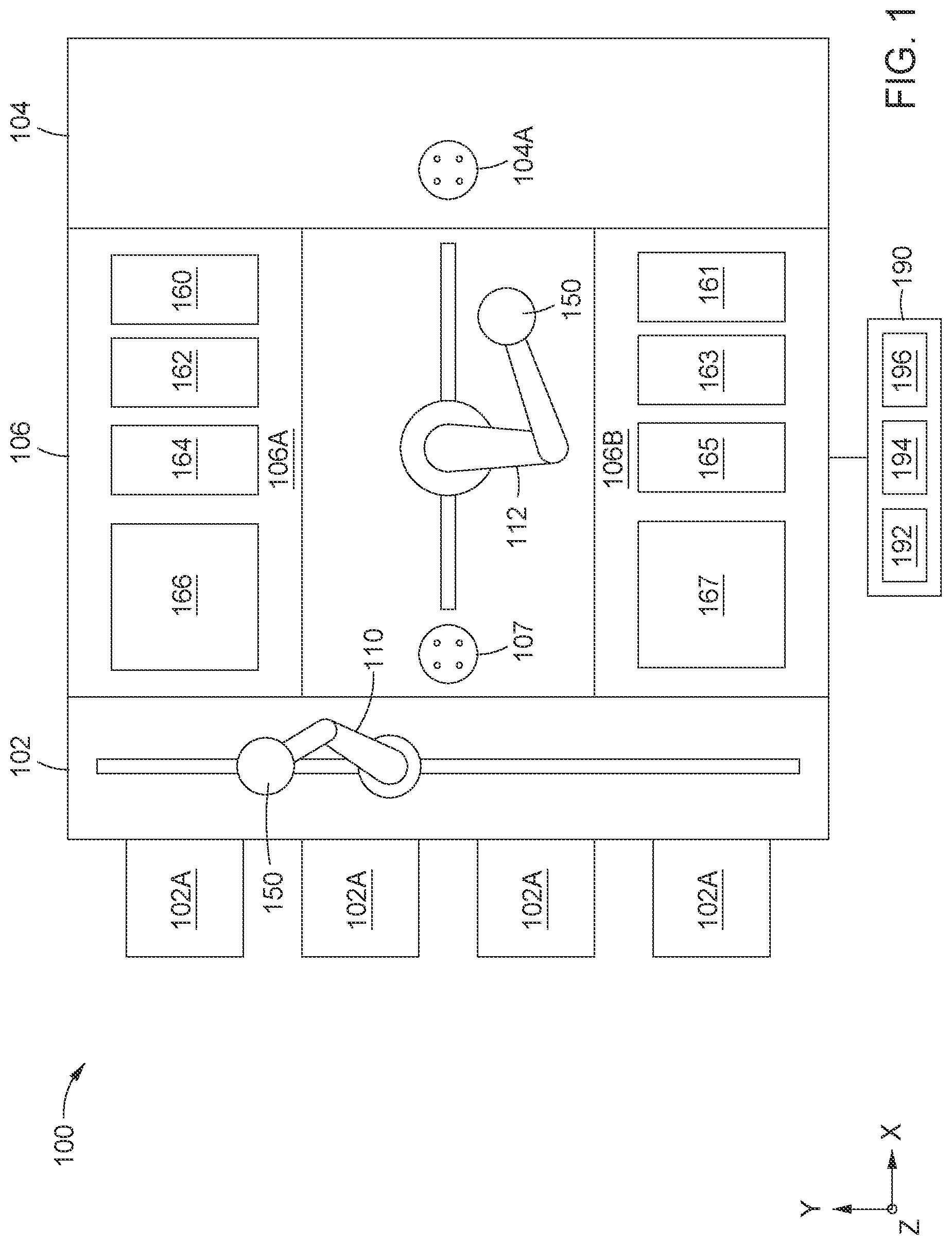 Patent US12622208 Figure 1 – Droplet jet nozzle design