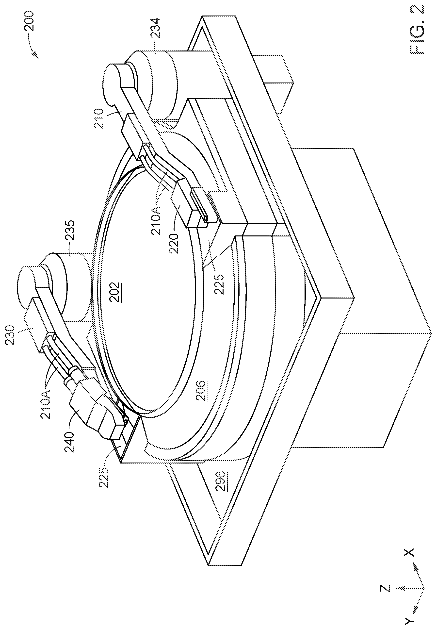 Patent US12622208 Figure 2 – Droplet jet nozzle design