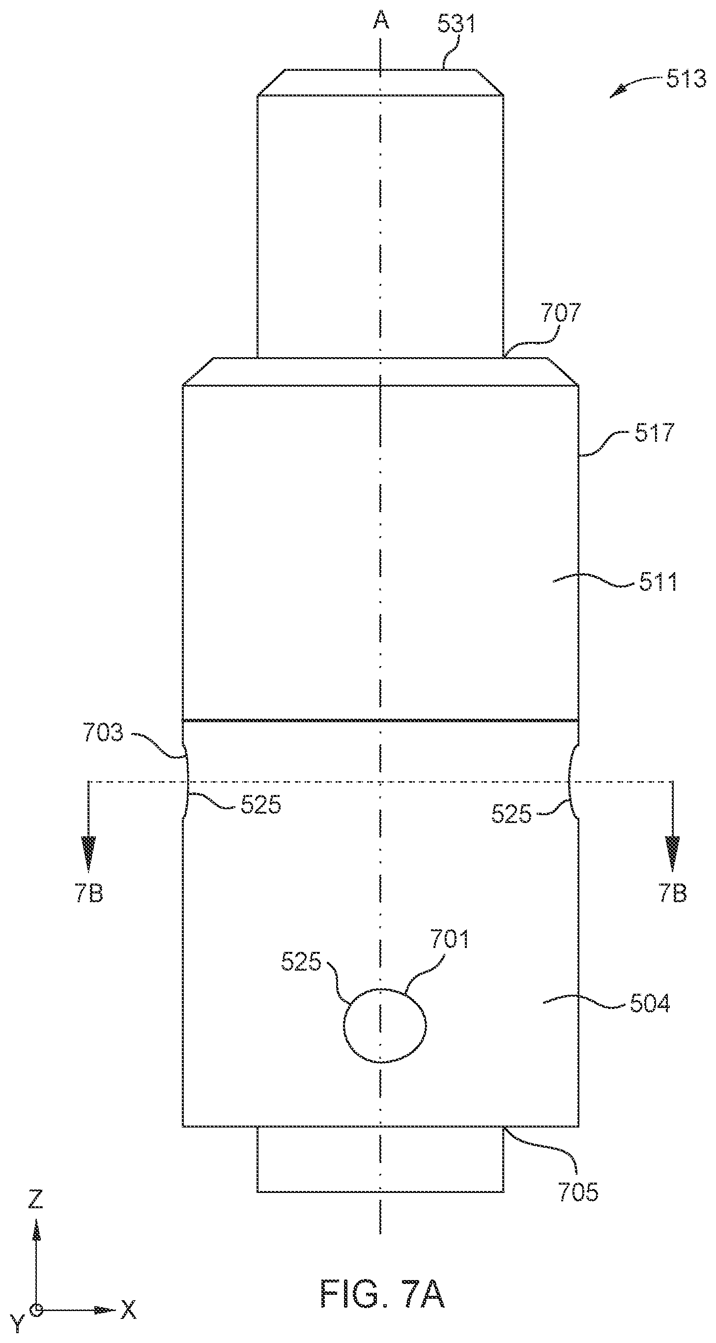 Patent US12622208 Figure 7 – Droplet jet nozzle design