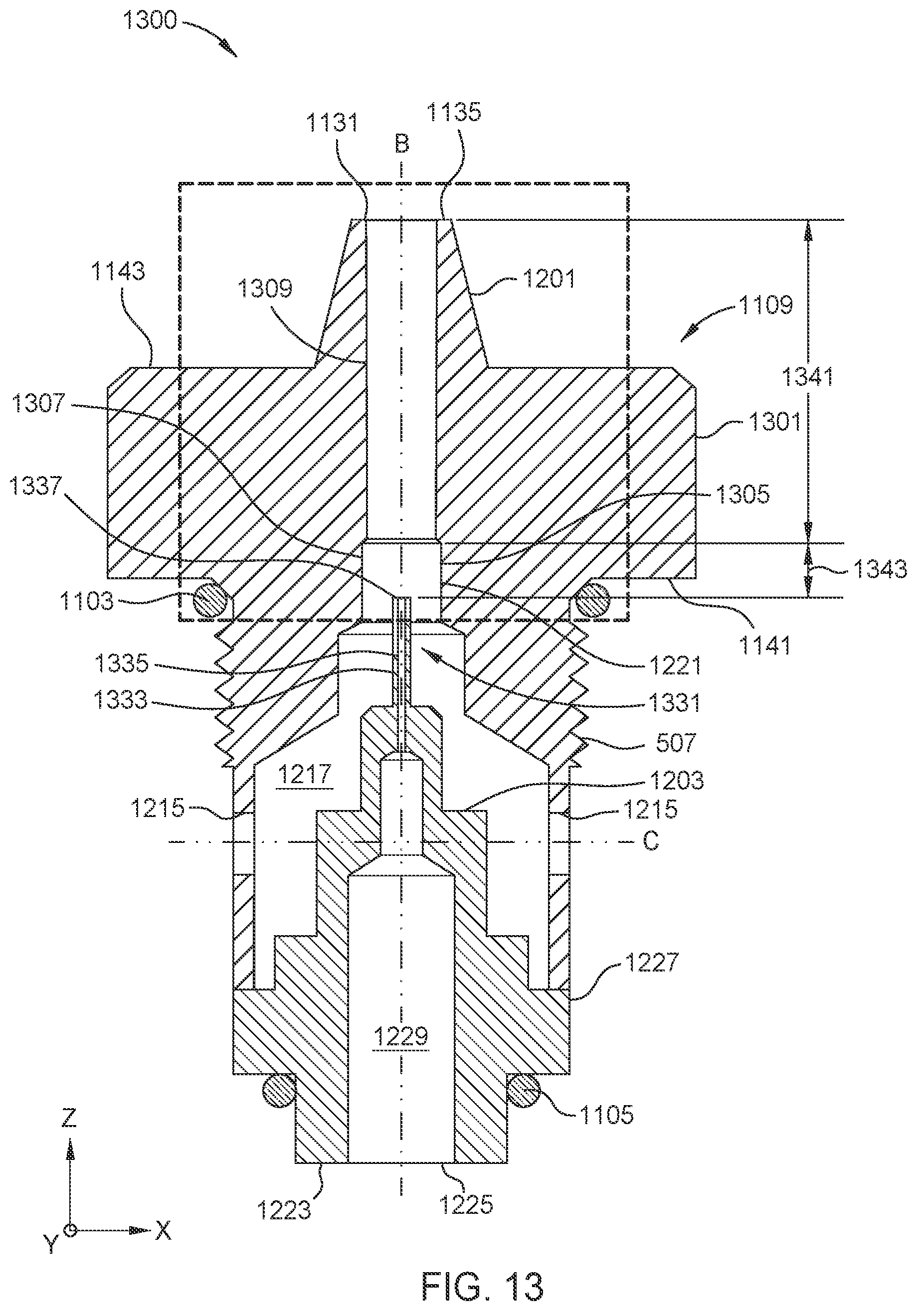 Patent US12622208 Figure 14 – Droplet jet nozzle design