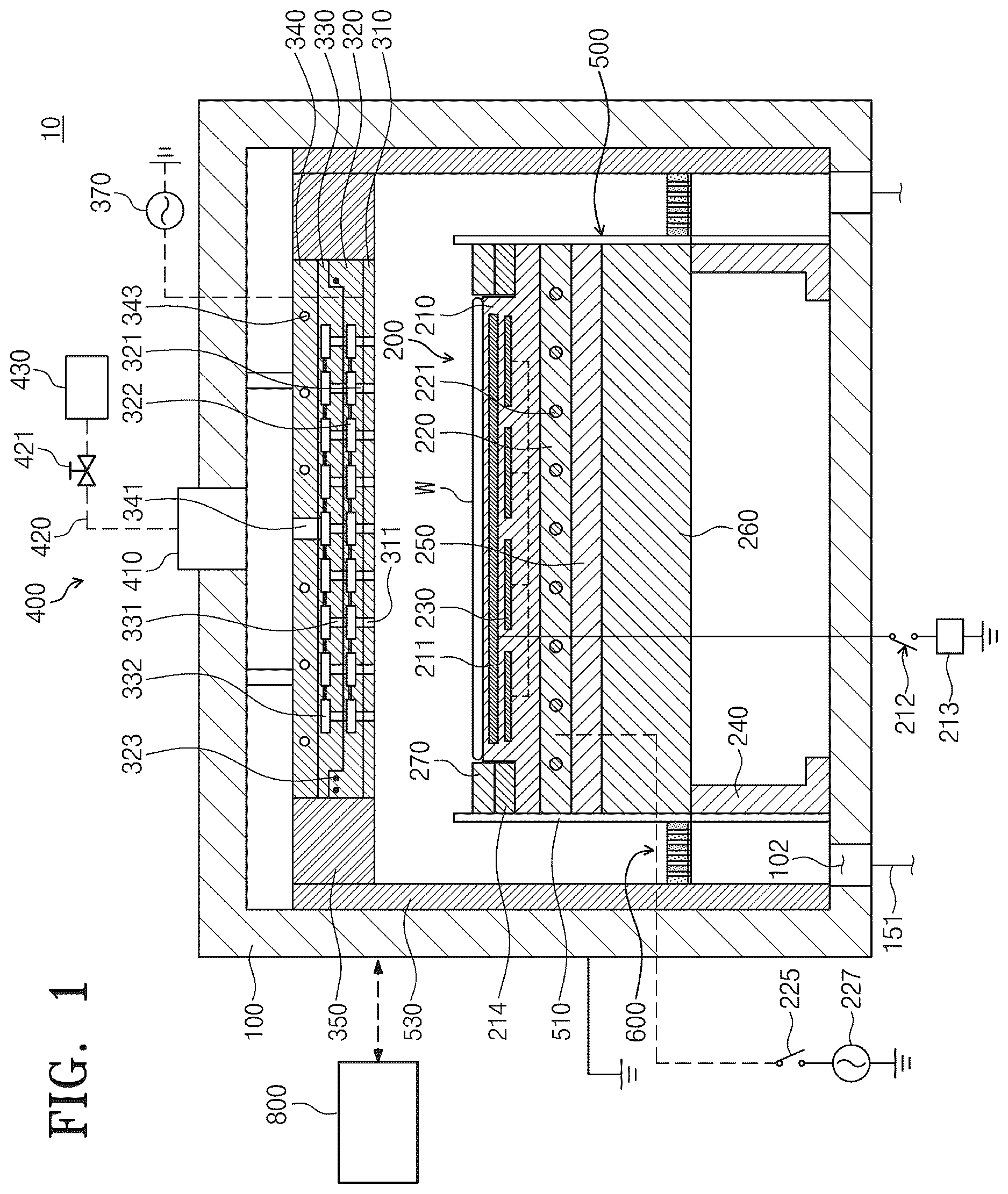 Patent US12622209 Figure 1 – Supporting unit and apparatus for treating substrate