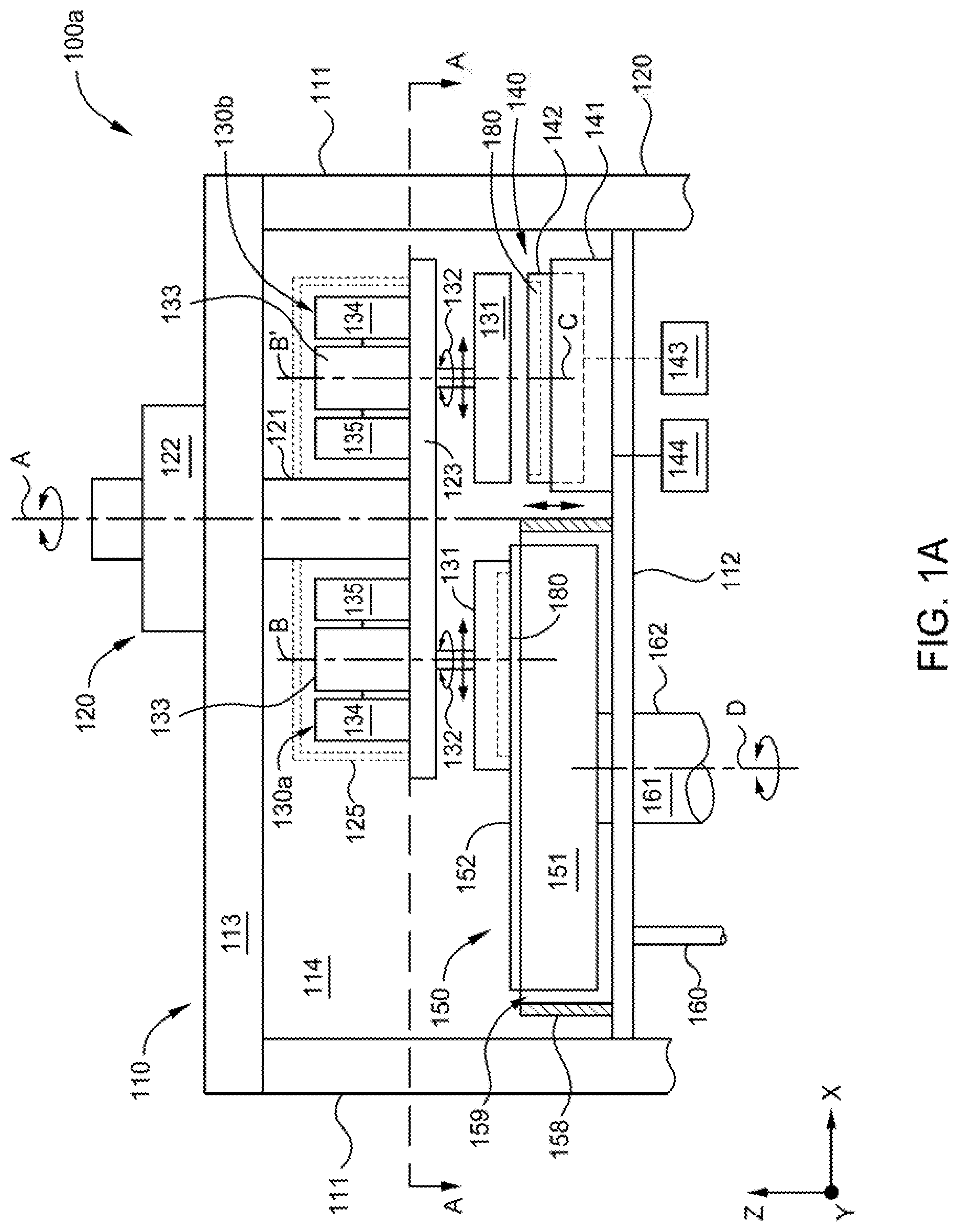Patent US12622217 Figure 1 – High throughput polishing modules and modular polishing systems