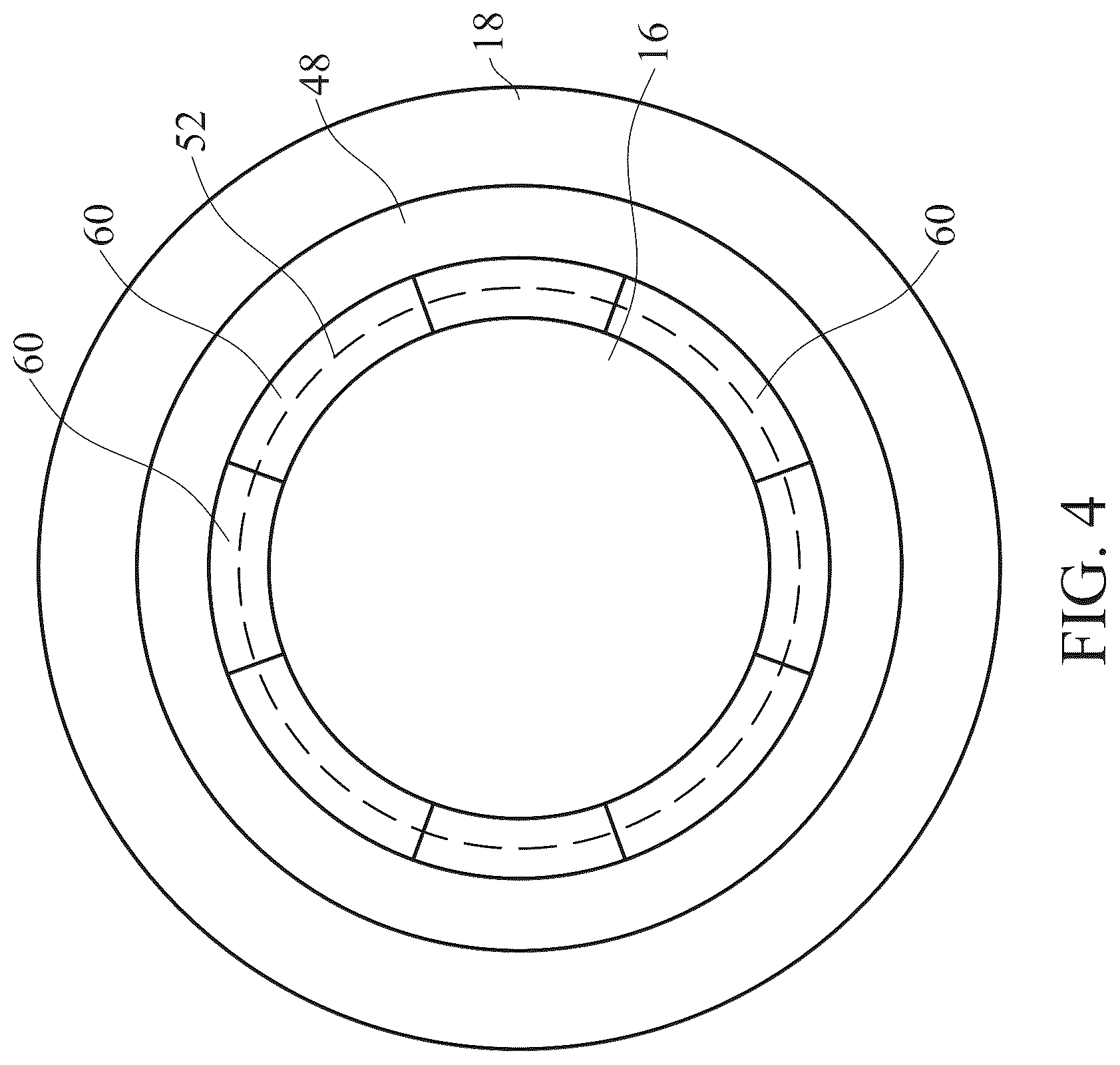 Patent US12622220 Figure 4 – Thermal pad for etch rate uniformity