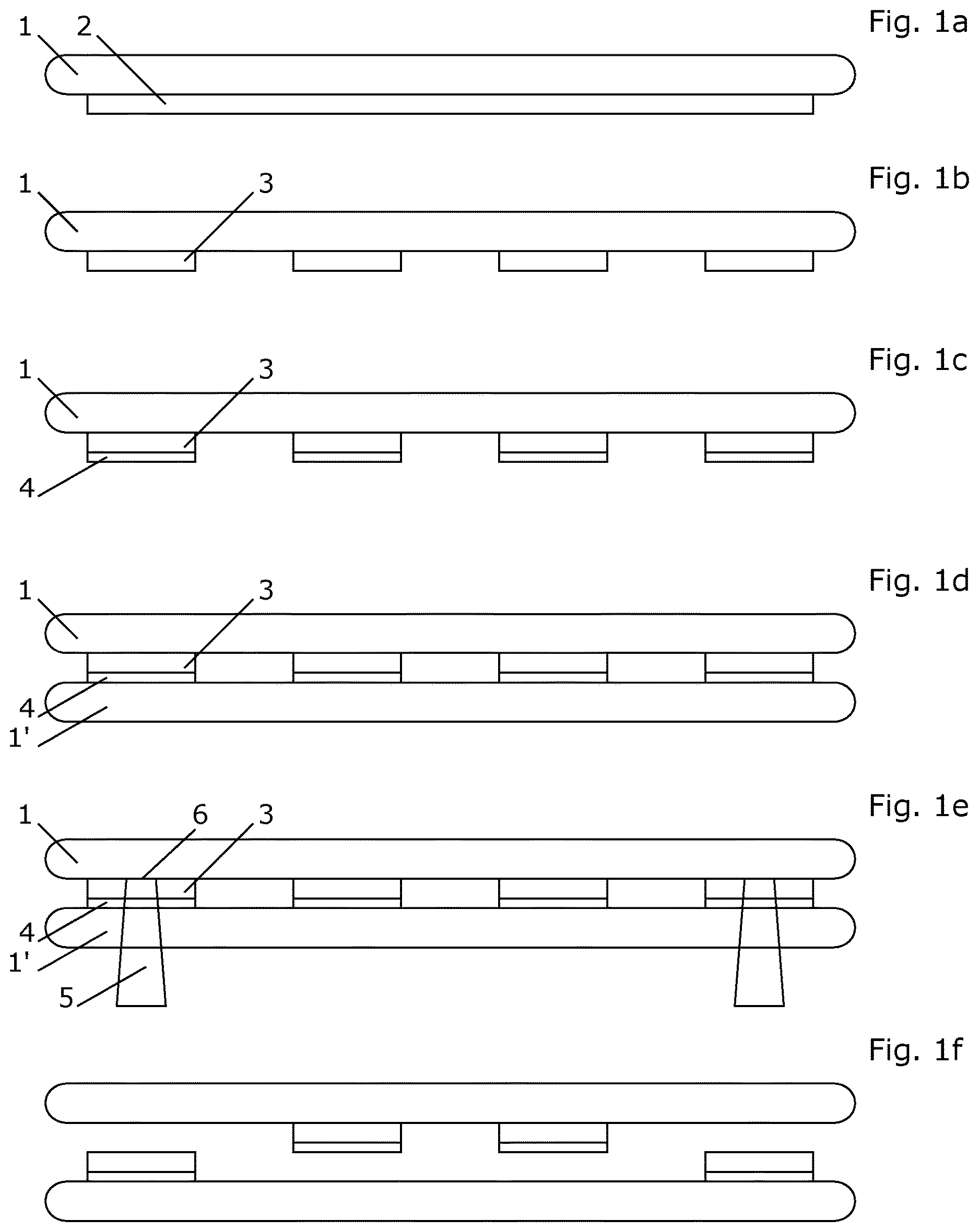Patent US12622221 Figure 1 – Method for the separation of structures from a substrate