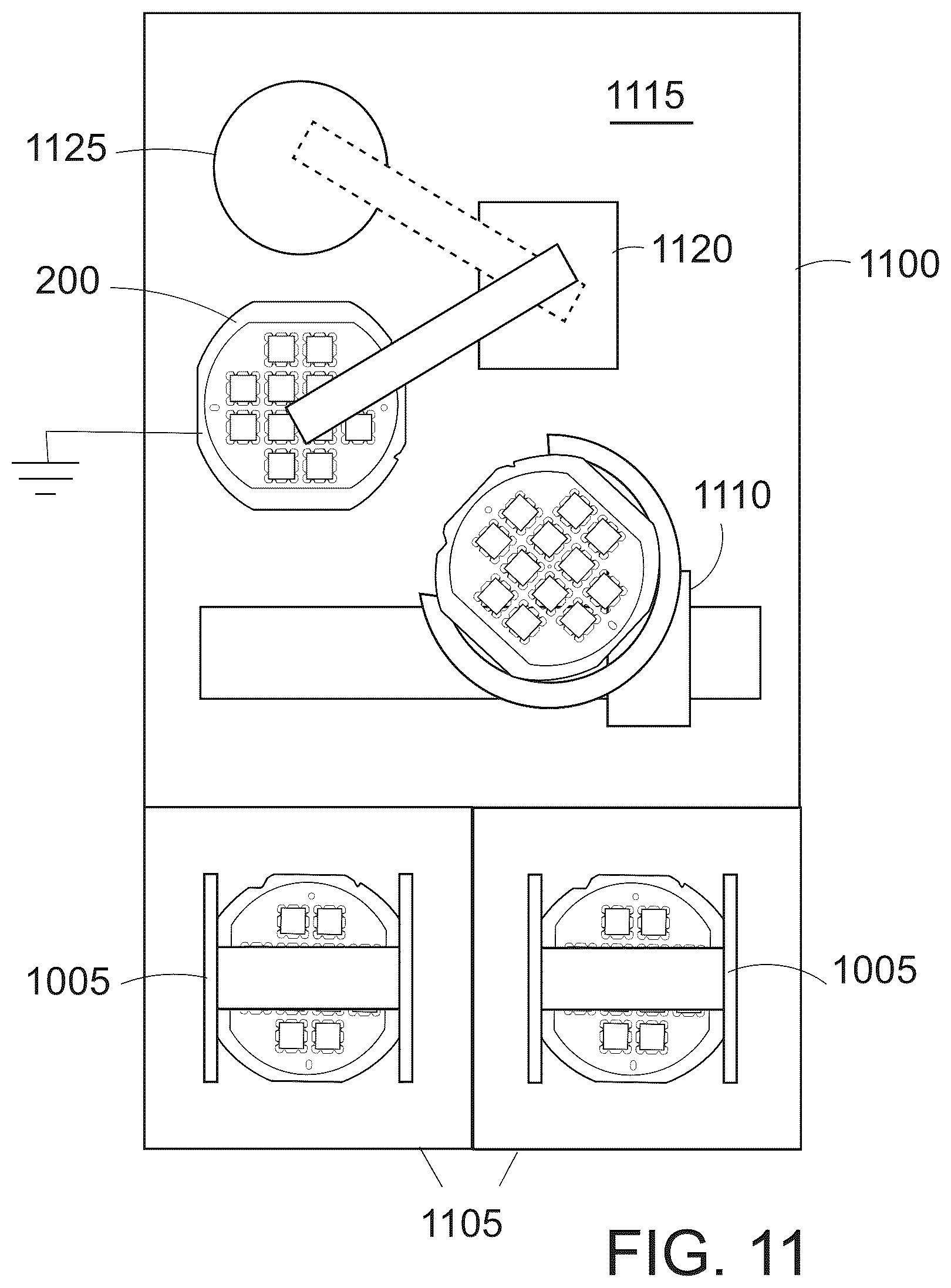 Patent US12622222 Figure 13 – Apparatus for processing of singulated dies and methods for using the same