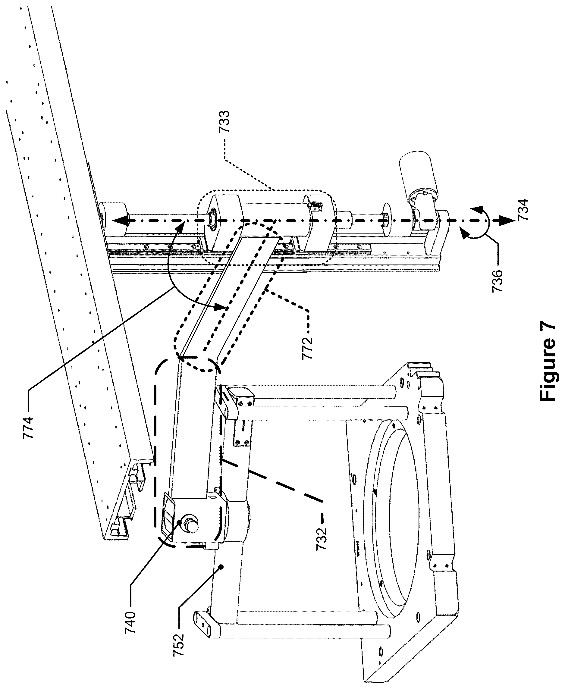 Patent US12622224 Figure 9 – Integrated tool lift