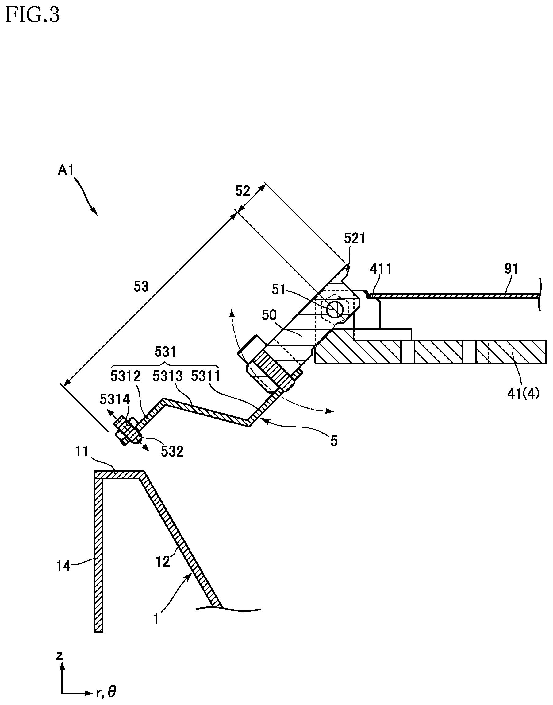 Patent US12622226 Figure 3 – Substrate processing apparatus