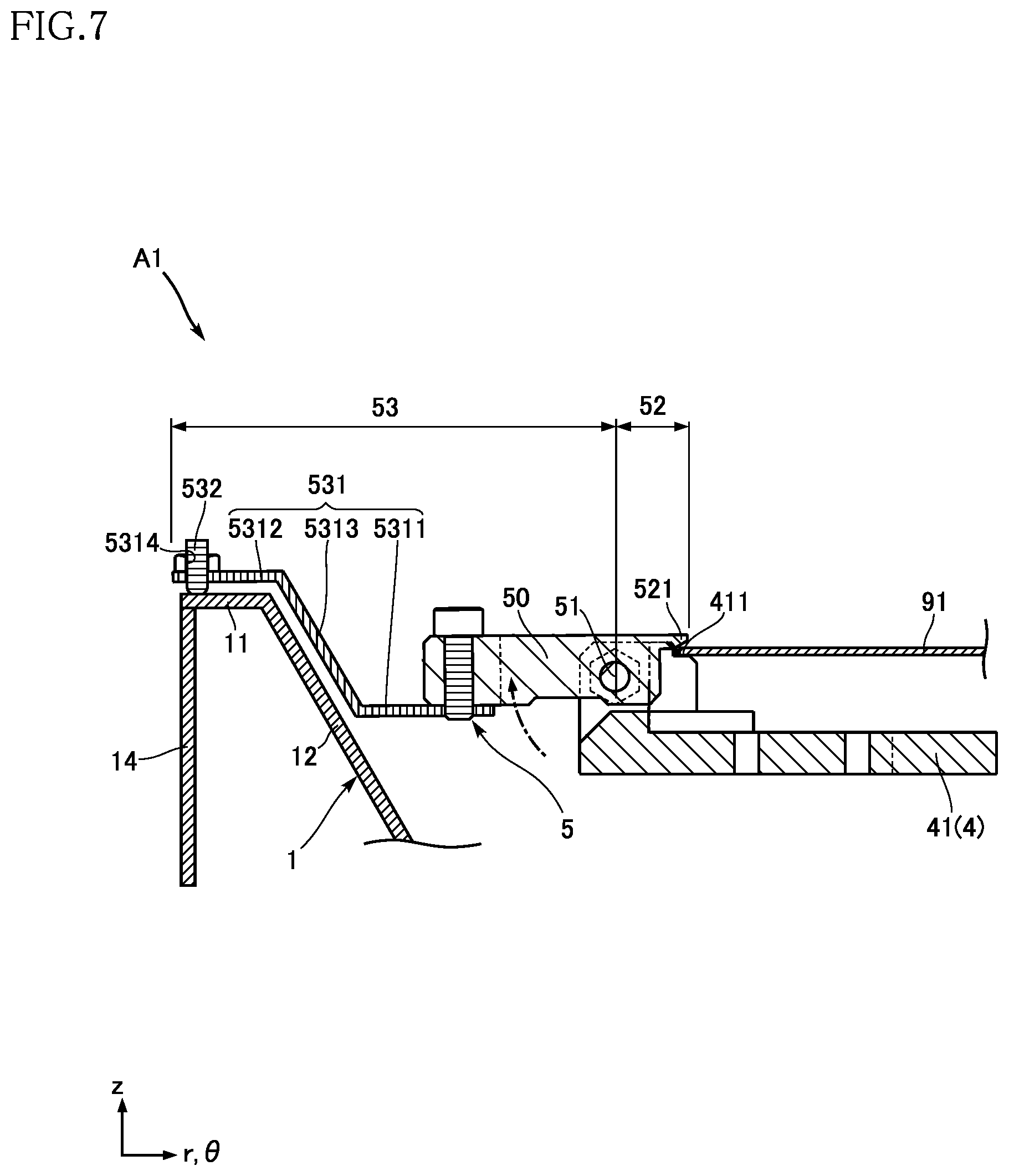 Patent US12622226 Figure 7 – Substrate processing apparatus