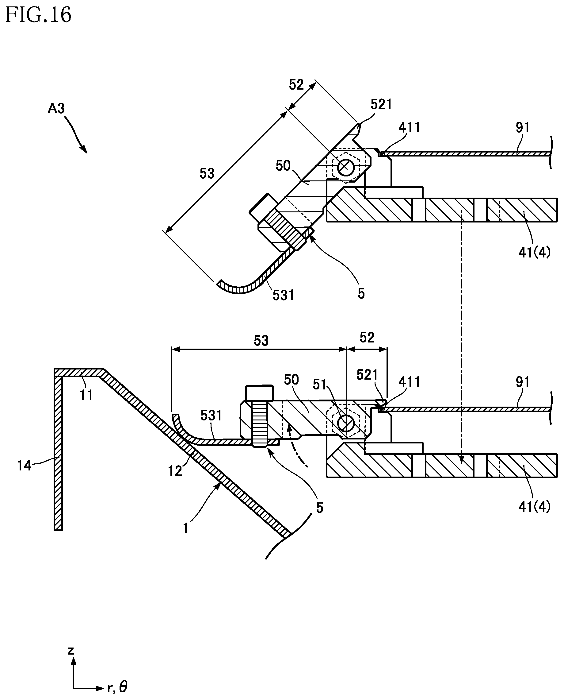 Patent US12622226 Figure 16 – Substrate processing apparatus