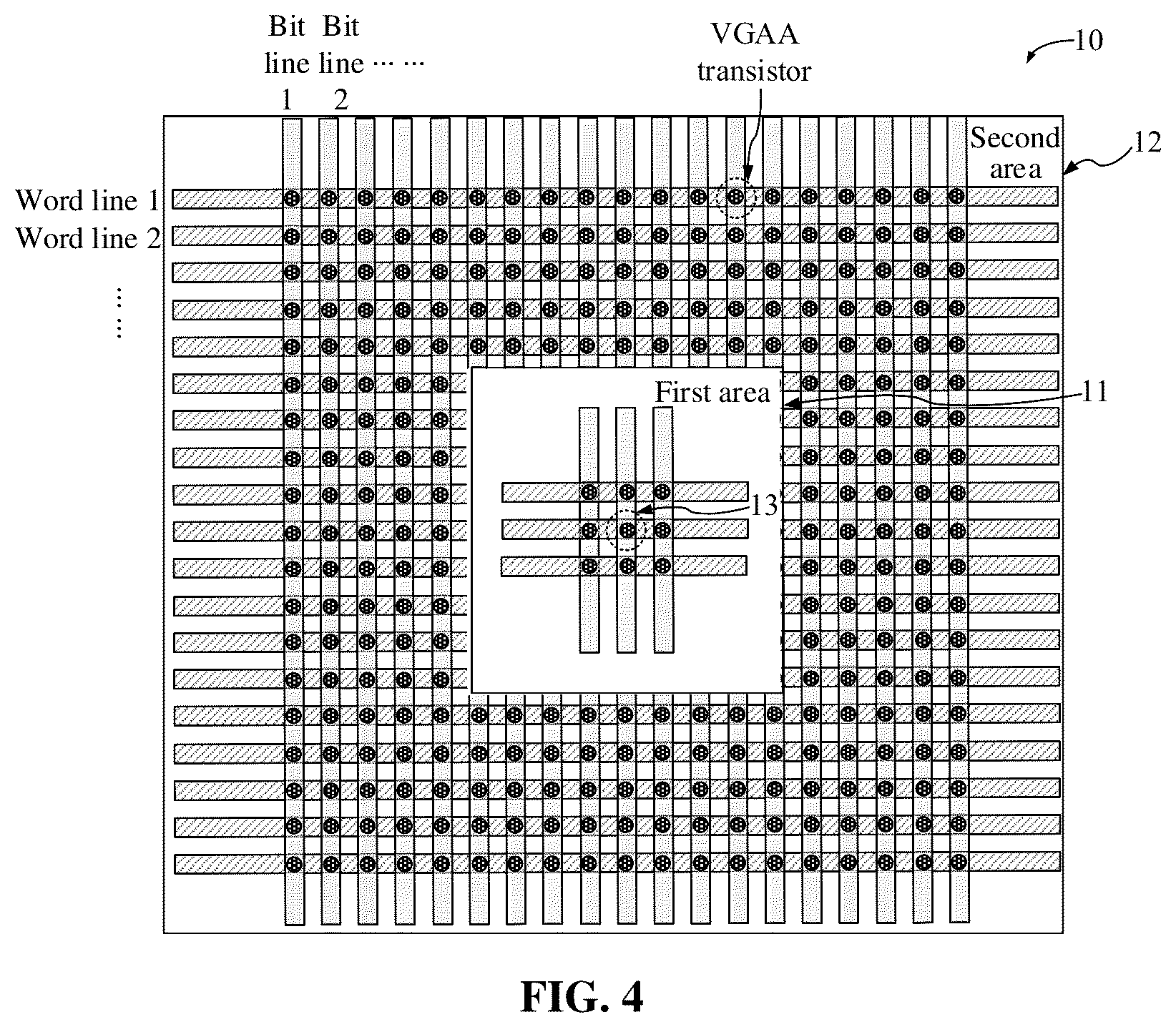 Patent US12622230 Figure 6 – Test structure and method for forming the same, and semiconductor memory