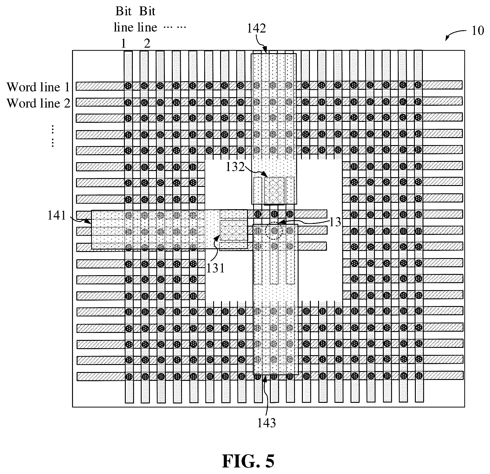 Patent US12622230 Figure 7 – Test structure and method for forming the same, and semiconductor memory