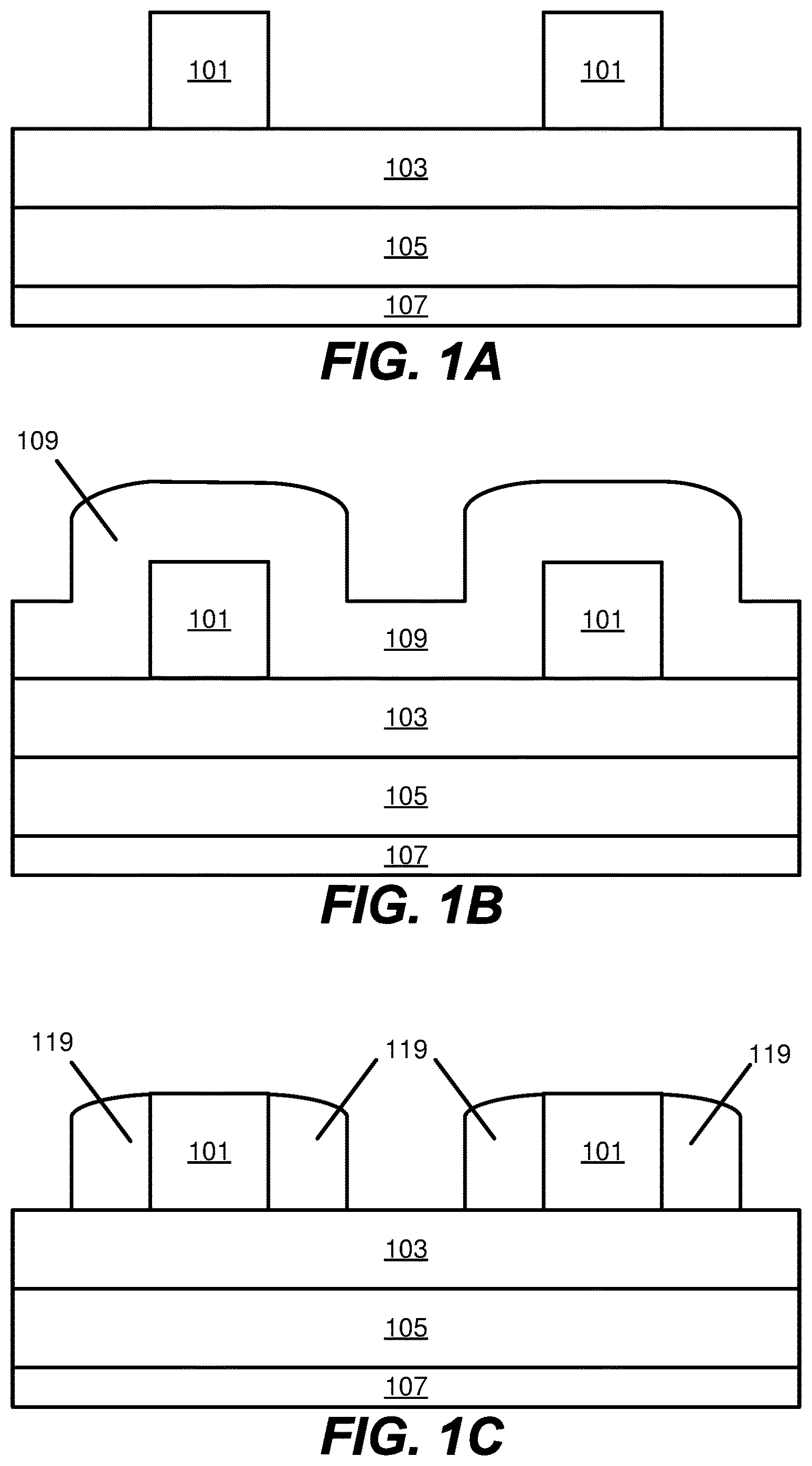 Patent US12622232 Figure 1 – Advanced self aligned multiple patterning using tin oxide