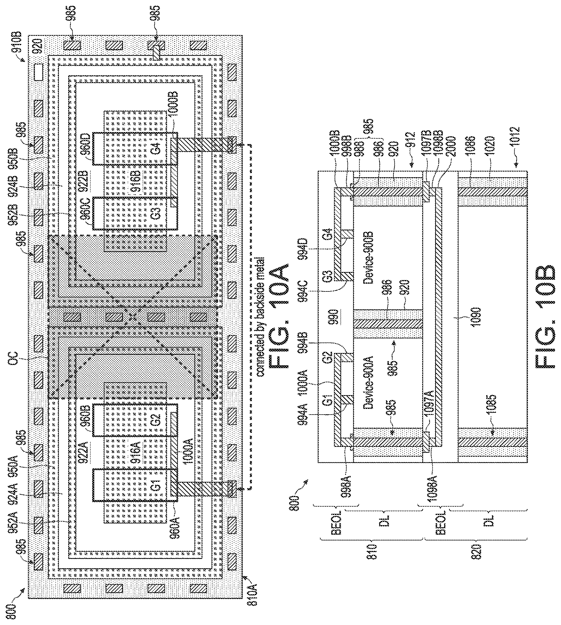 Patent US12622237 Figure 10 – Trench isolation connectors for stacked structures