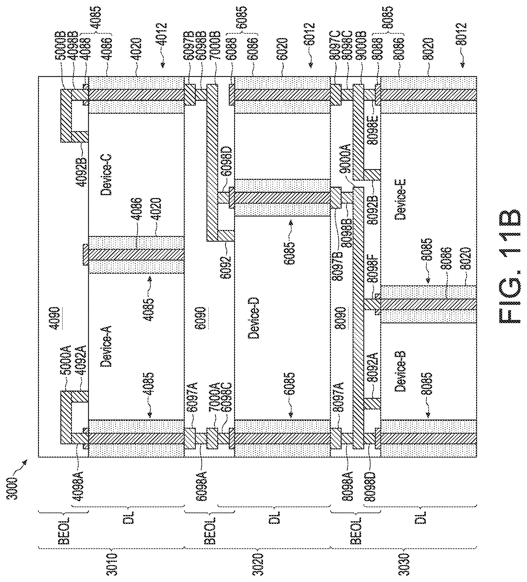 Patent US12622237 Figure 12 – Trench isolation connectors for stacked structures