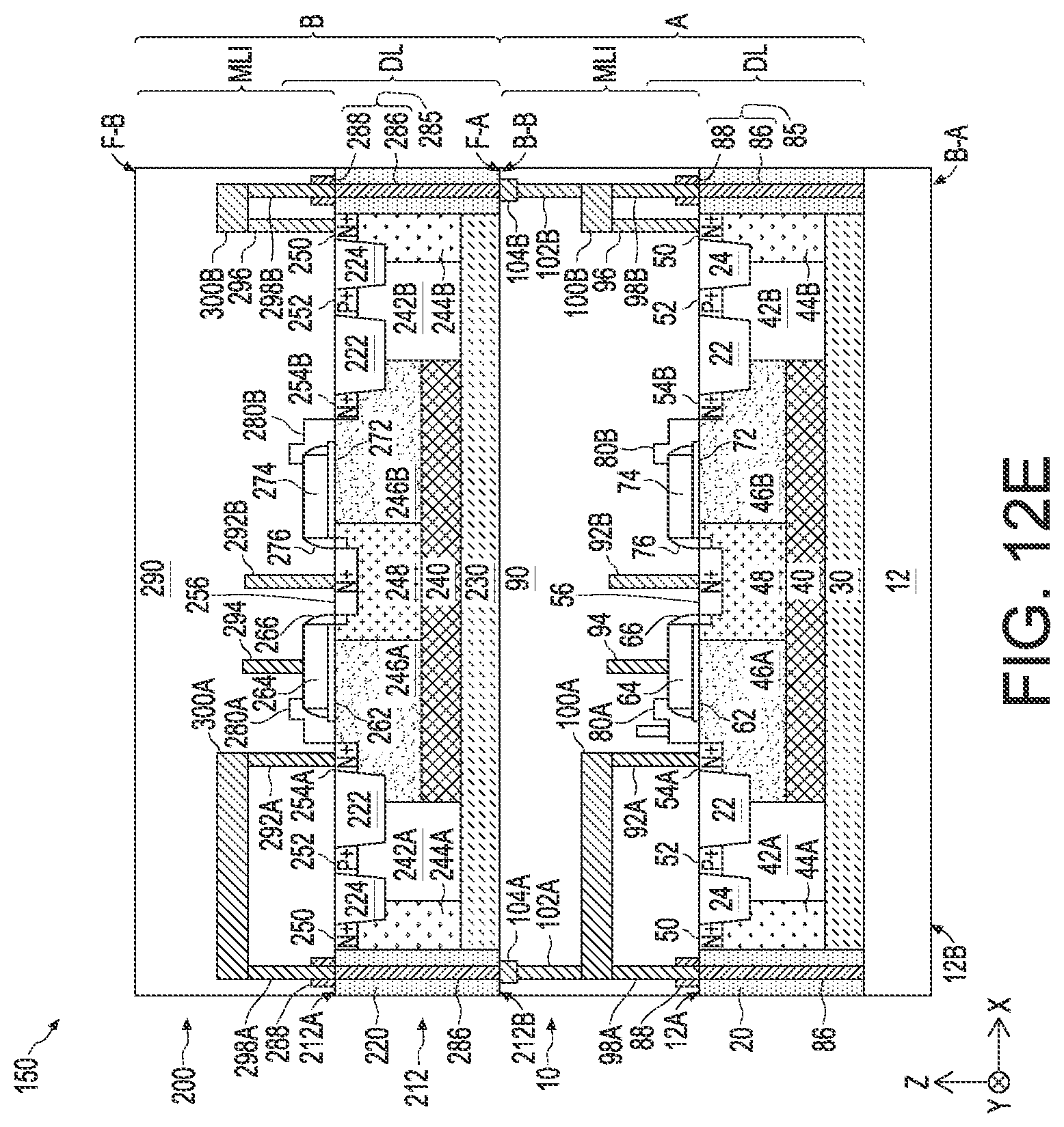 Patent US12622237 Figure 15 – Trench isolation connectors for stacked structures