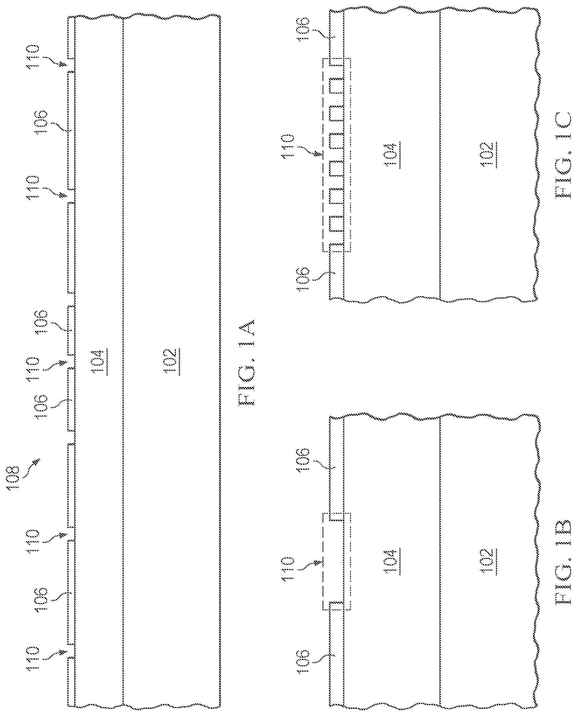 Patent US12622238 Figure 1 – Device and method for fabricating a patterned FD-SOI wafer including exposed buried oxide