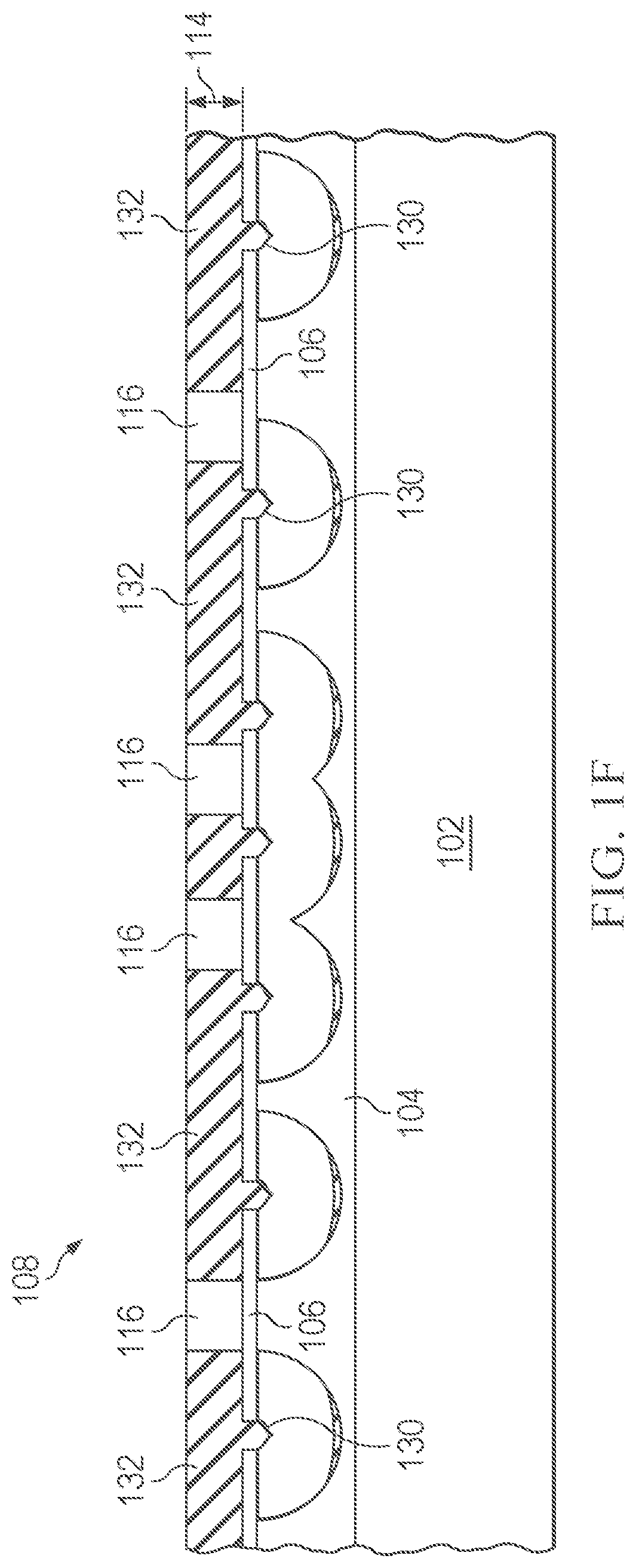 Patent US12622238 Figure 3 – Device and method for fabricating a patterned FD-SOI wafer including exposed buried oxide