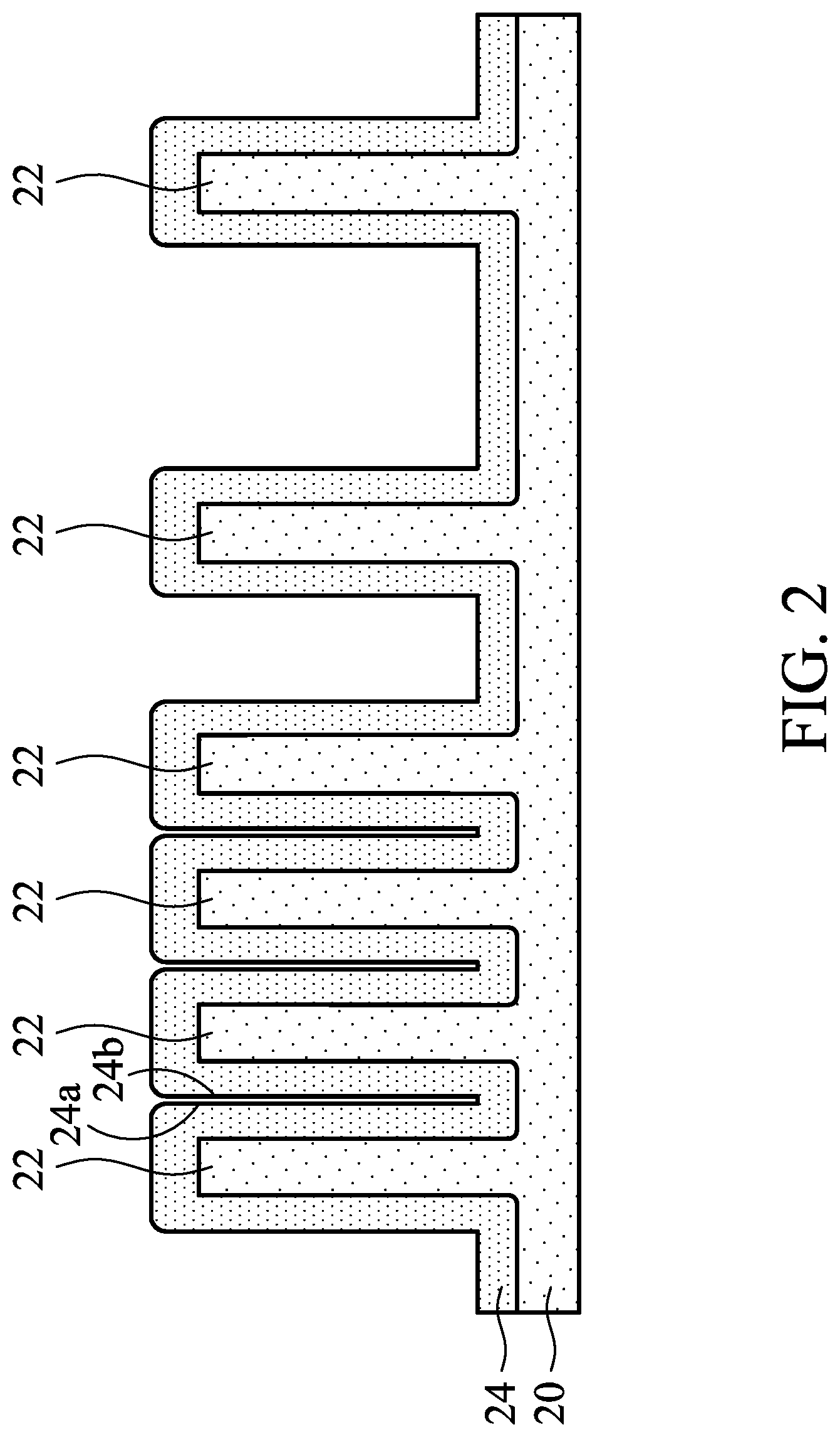 Patent US12622240 Figure 3 – Dielectric gap fill