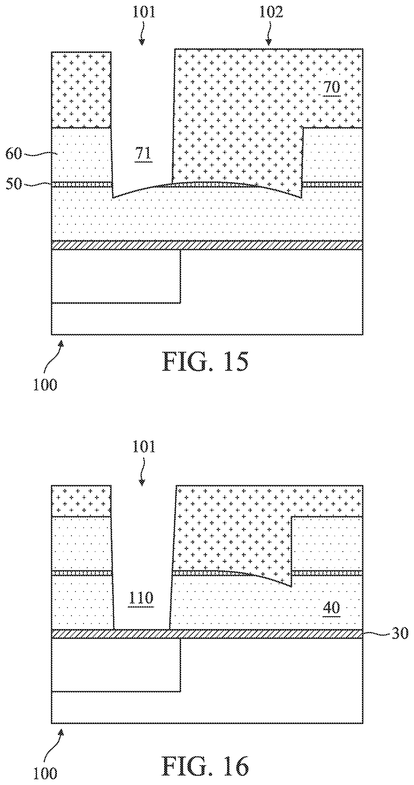 Patent US12622241 Figure 8 – Structures with convex cavity bottoms