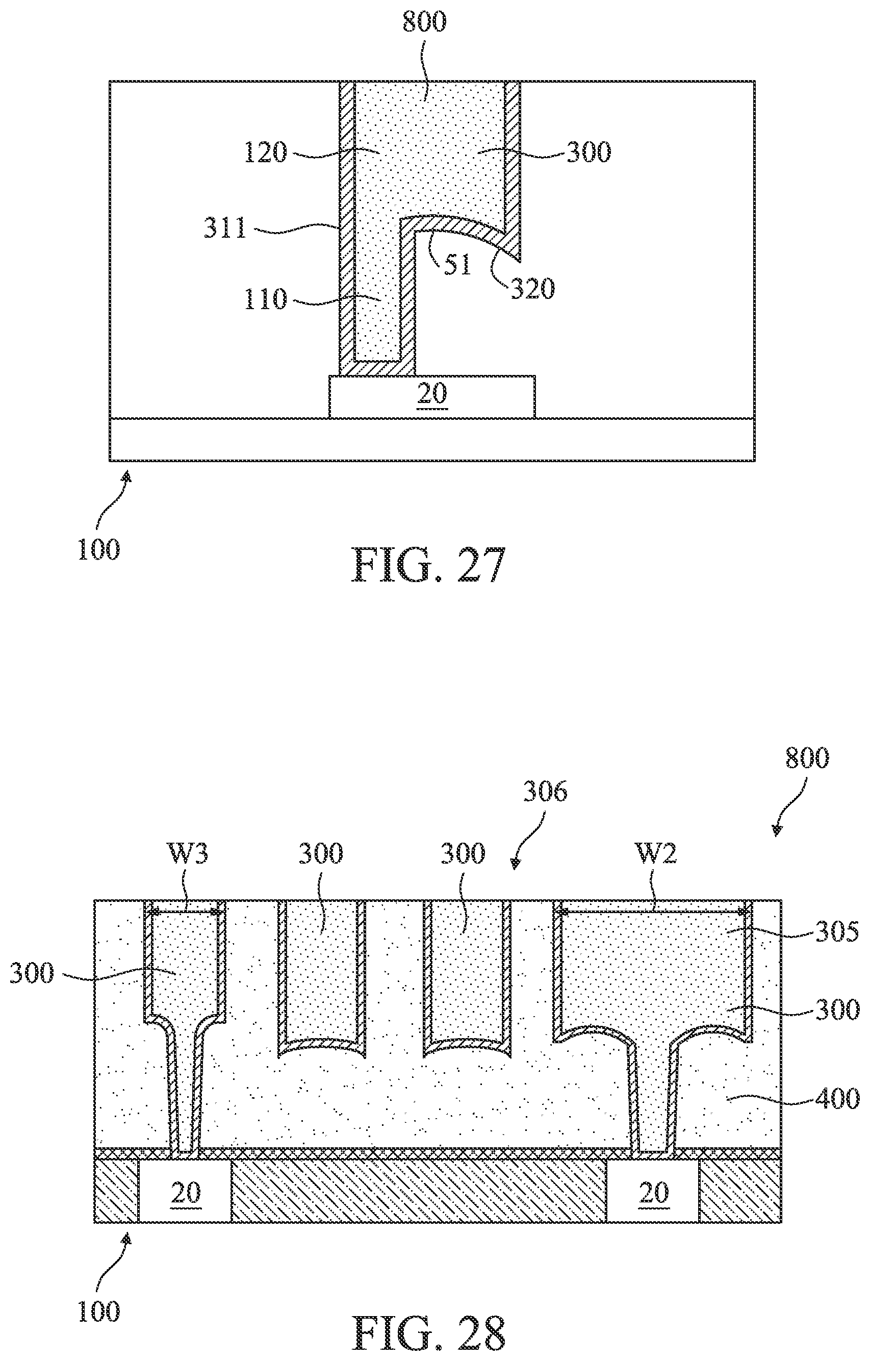 Patent US12622241 Figure 14 – Structures with convex cavity bottoms