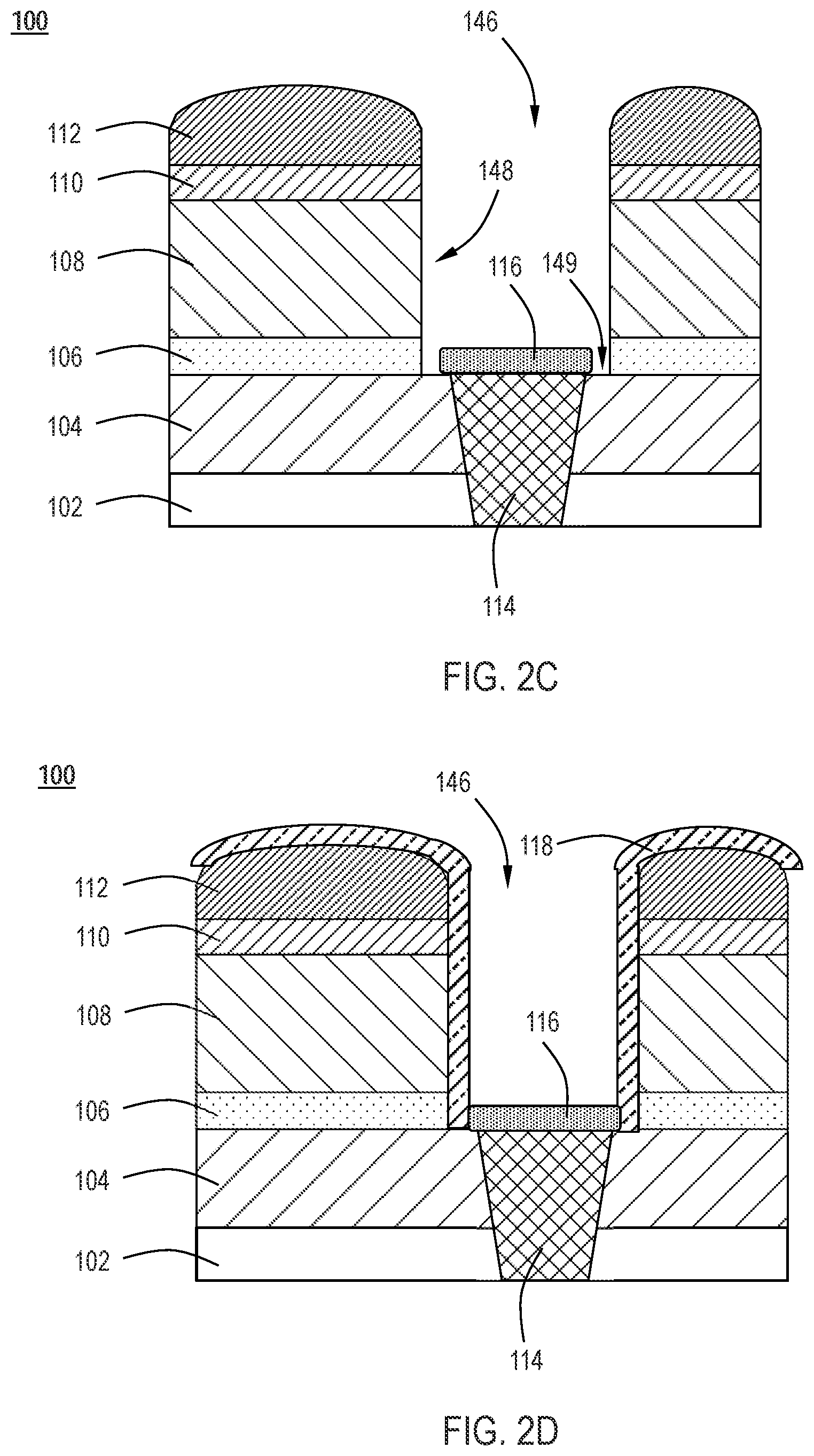 Patent US12622242 Figure 3 – Selective self-assembled monolayer (SAM) removal