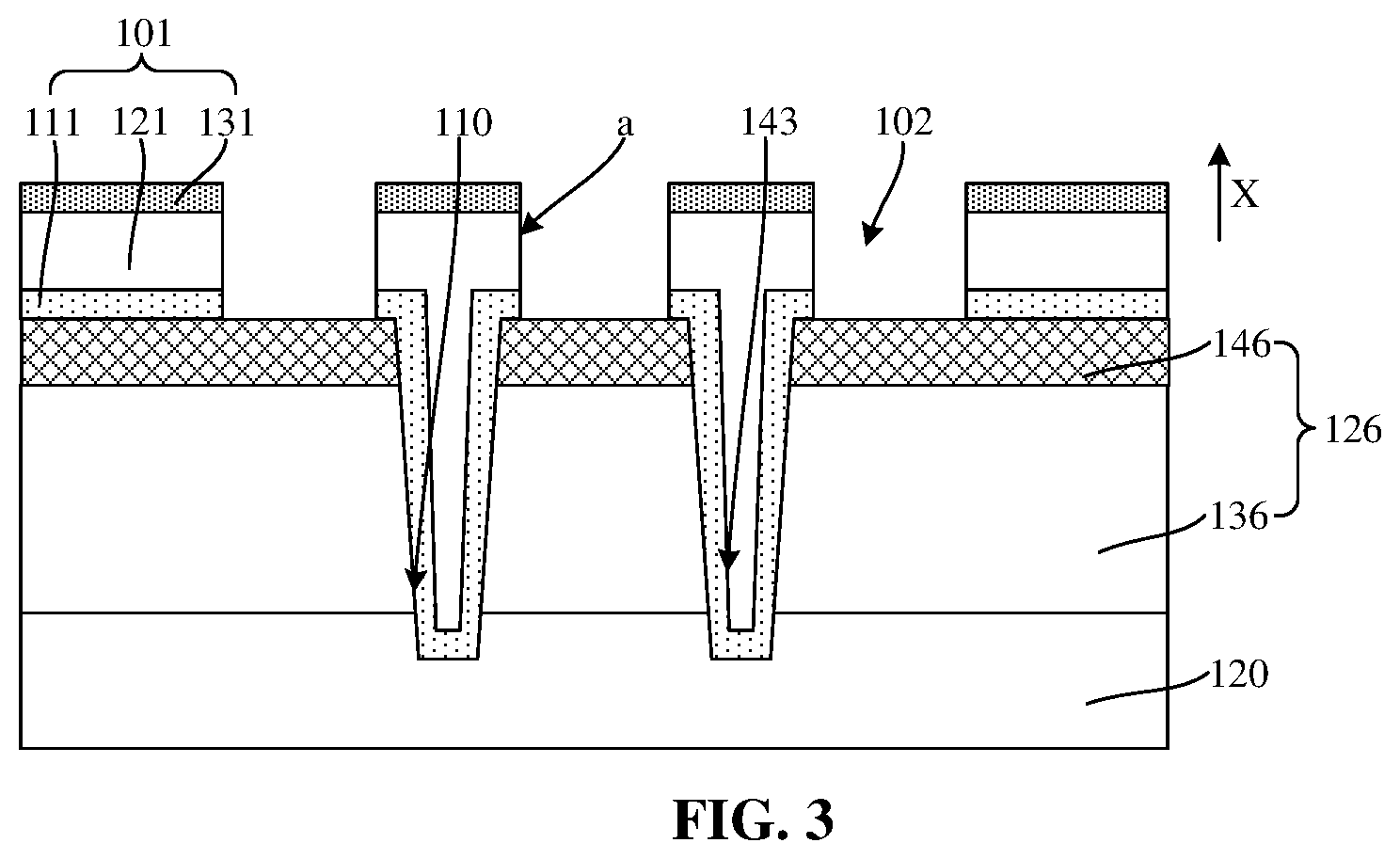 Patent US12622244 Figure 3 – Method for manufacturing semiconductor structure with diffusion barrier layers