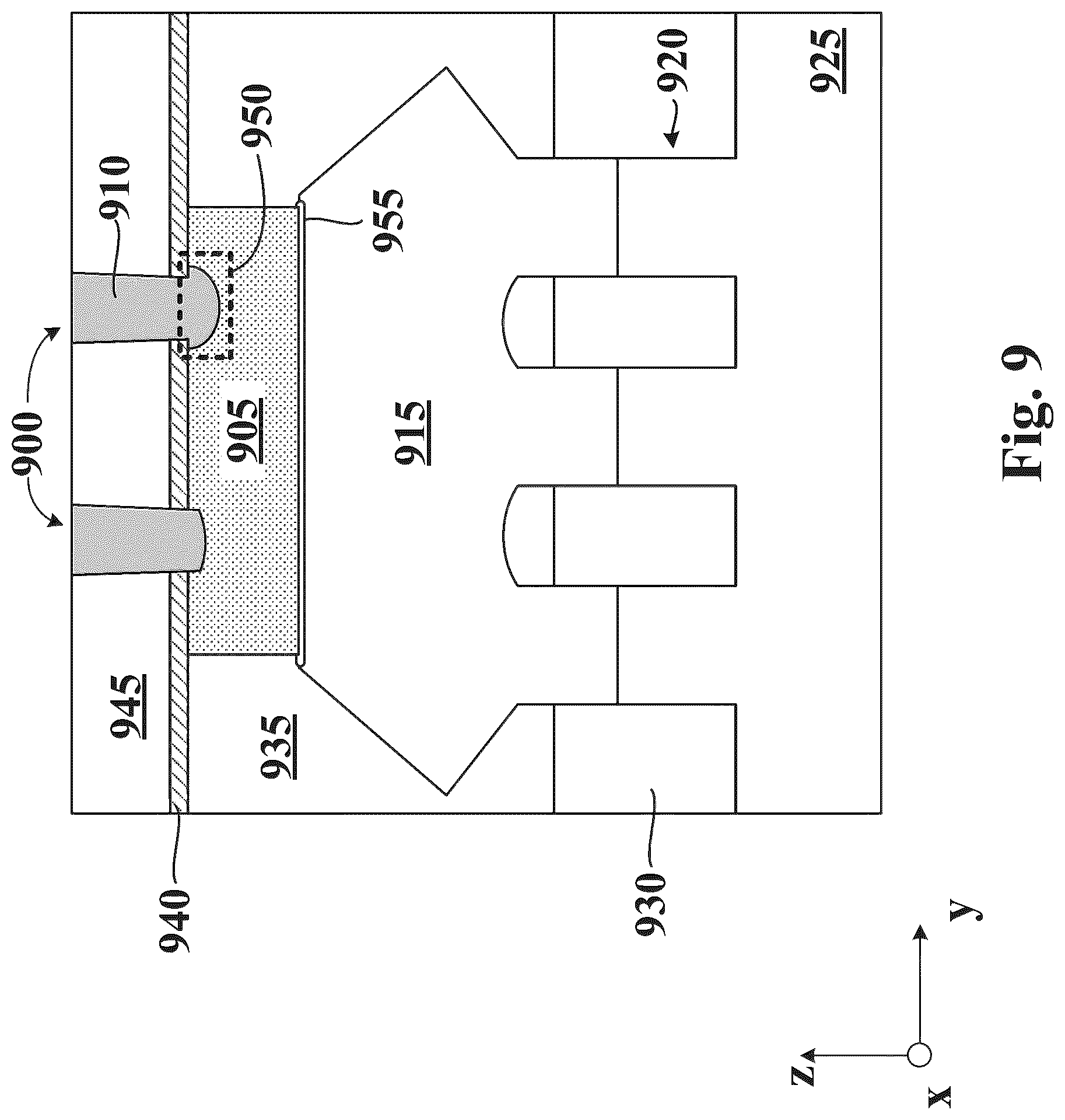 Patent US12622245 Figure 9 – Ion implant process for defect elimination in metal layer planarization