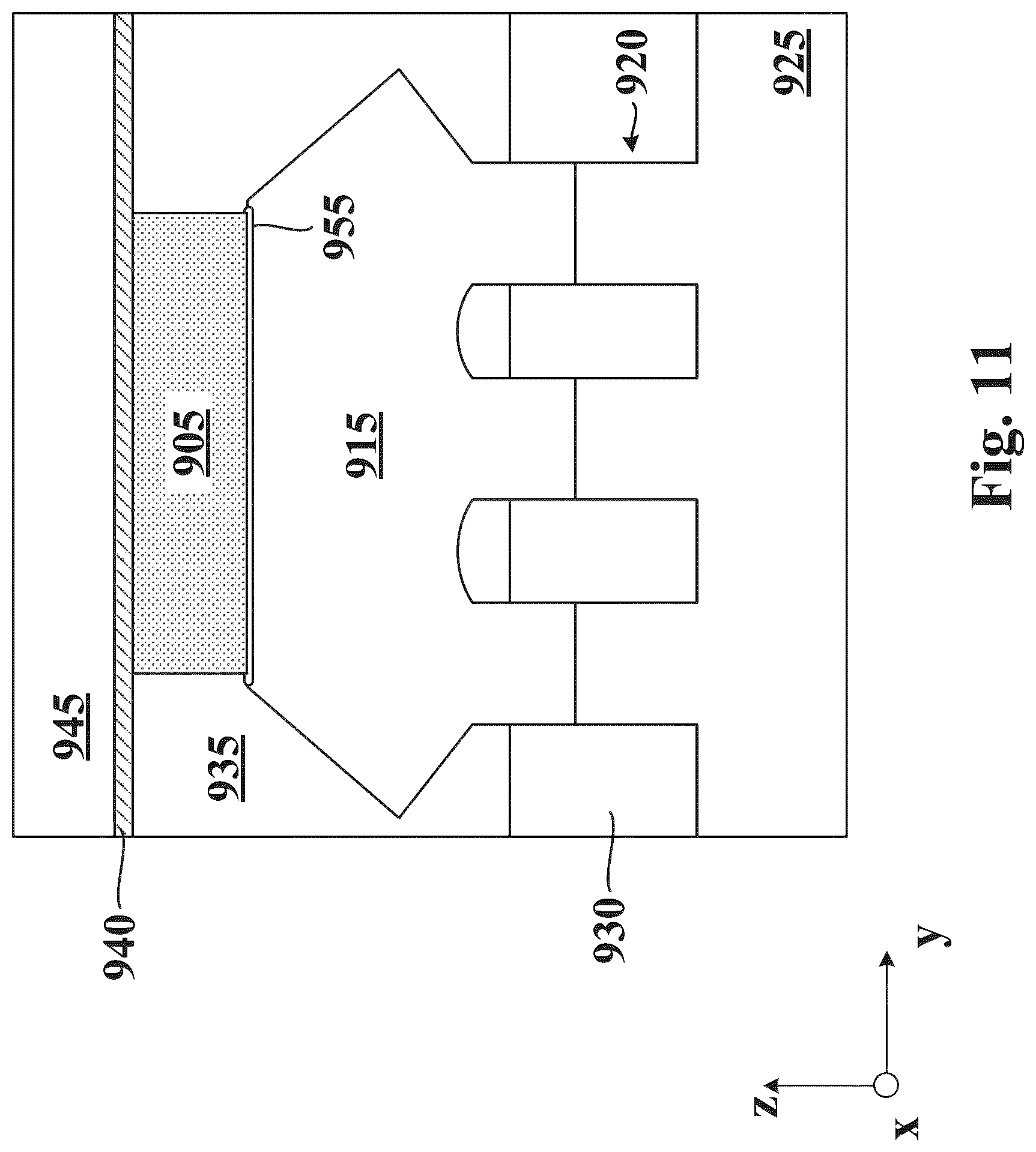 Patent US12622245 Figure 11 – Ion implant process for defect elimination in metal layer planarization