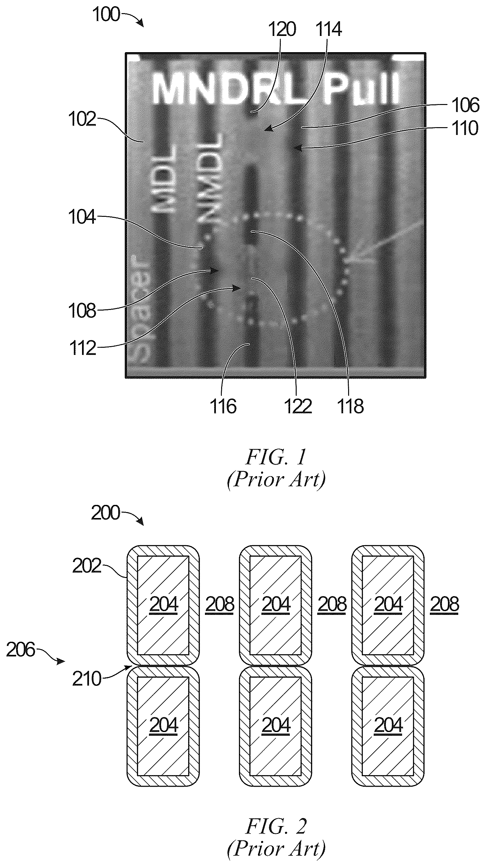 Patent US12622246 Figure 1 – Mandrel-pull-first interconnect patterning
