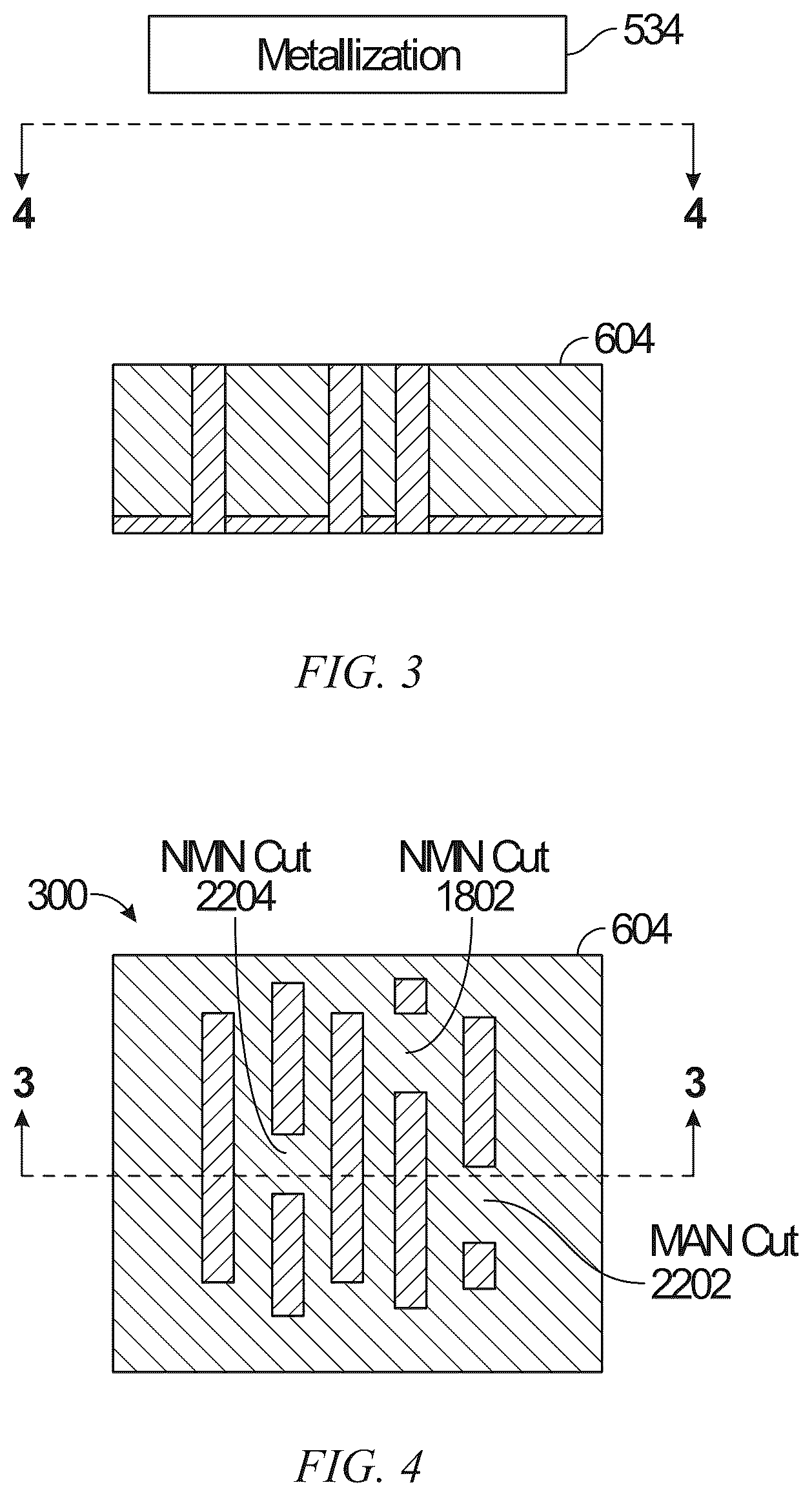 Patent US12622246 Figure 2 – Mandrel-pull-first interconnect patterning
