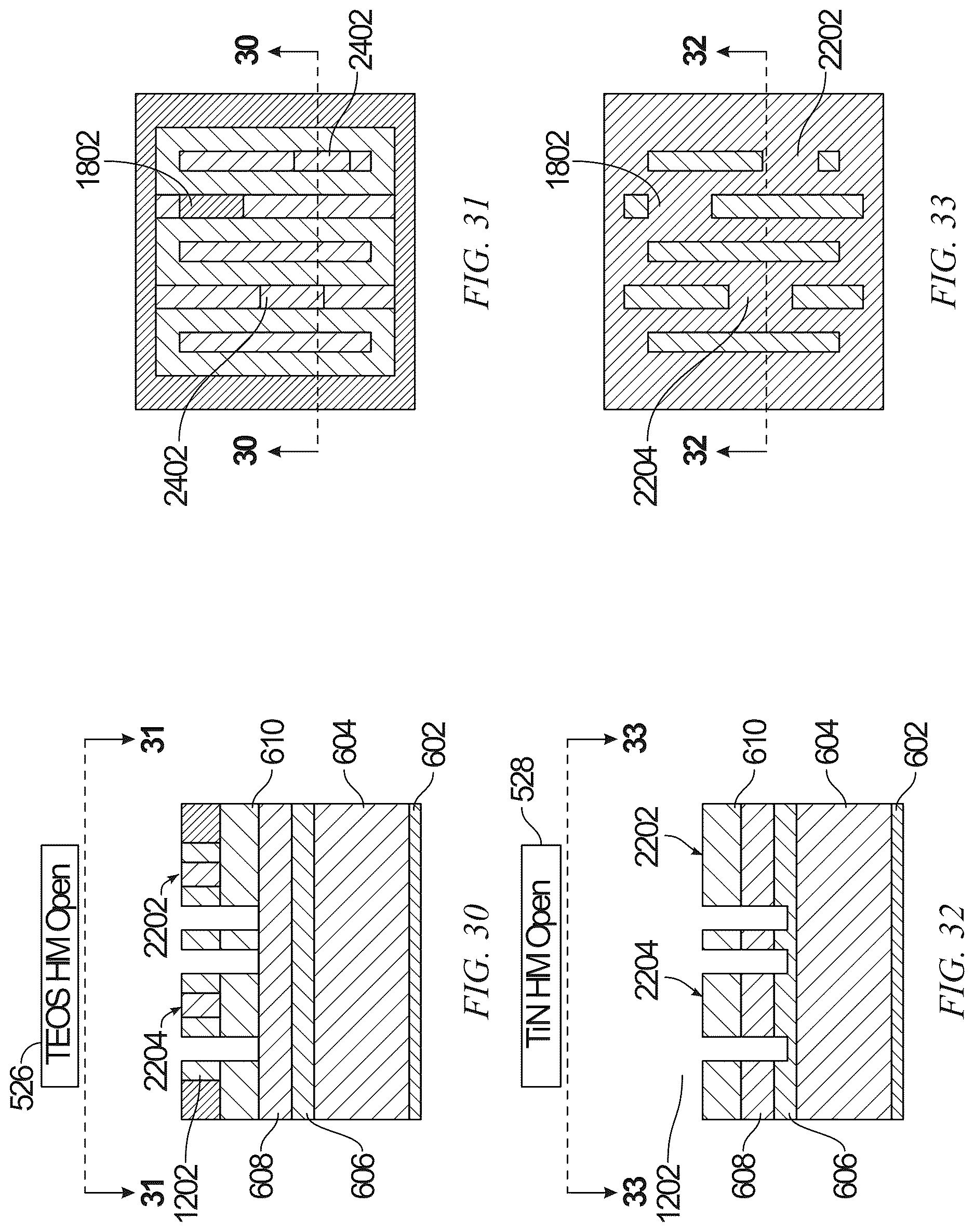 Patent US12622246 Figure 10 – Mandrel-pull-first interconnect patterning