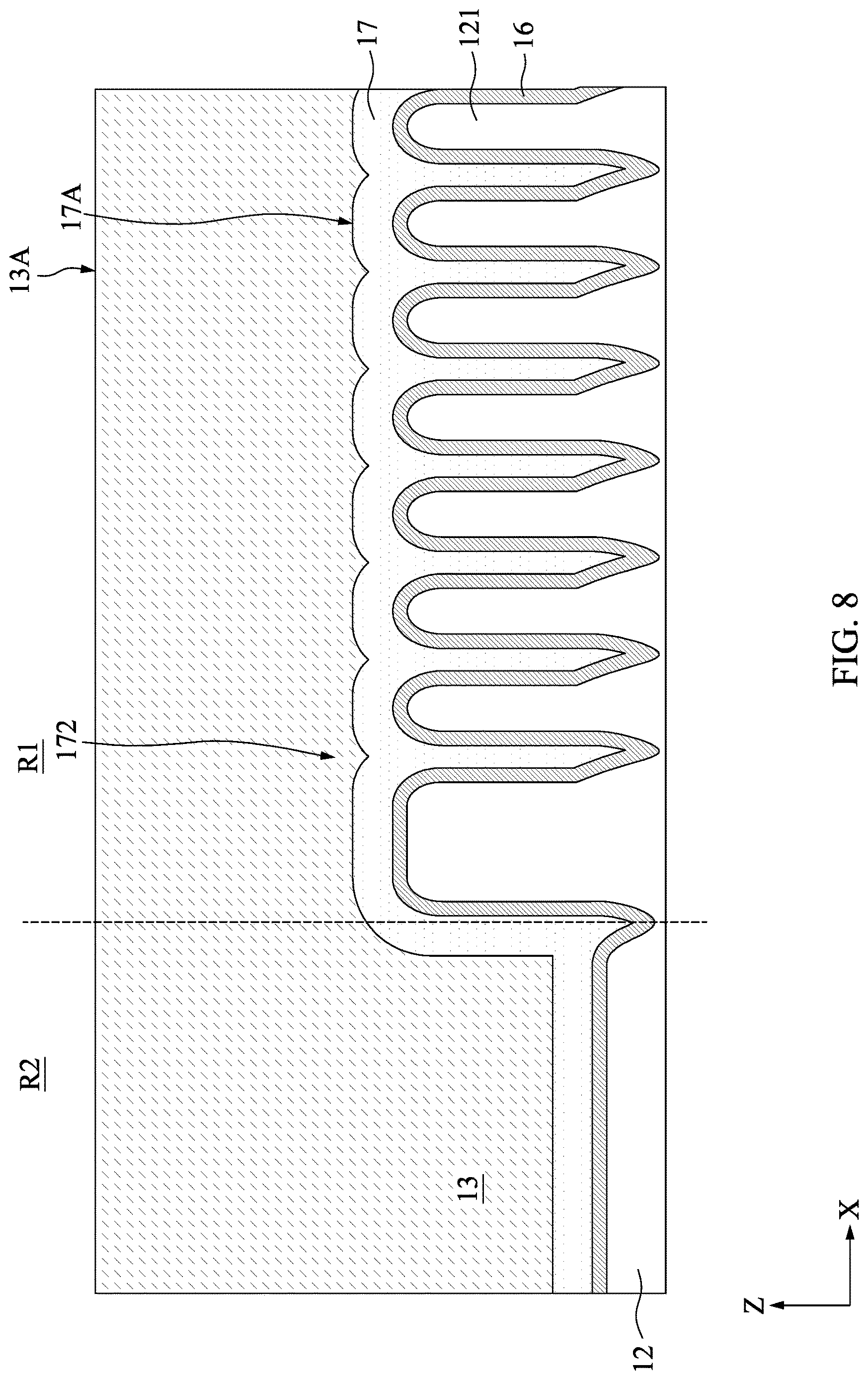 Patent US12622249 Figure 8 – Method of manufacturing semiconductor structure including a planarization and semiconductor structure thereof