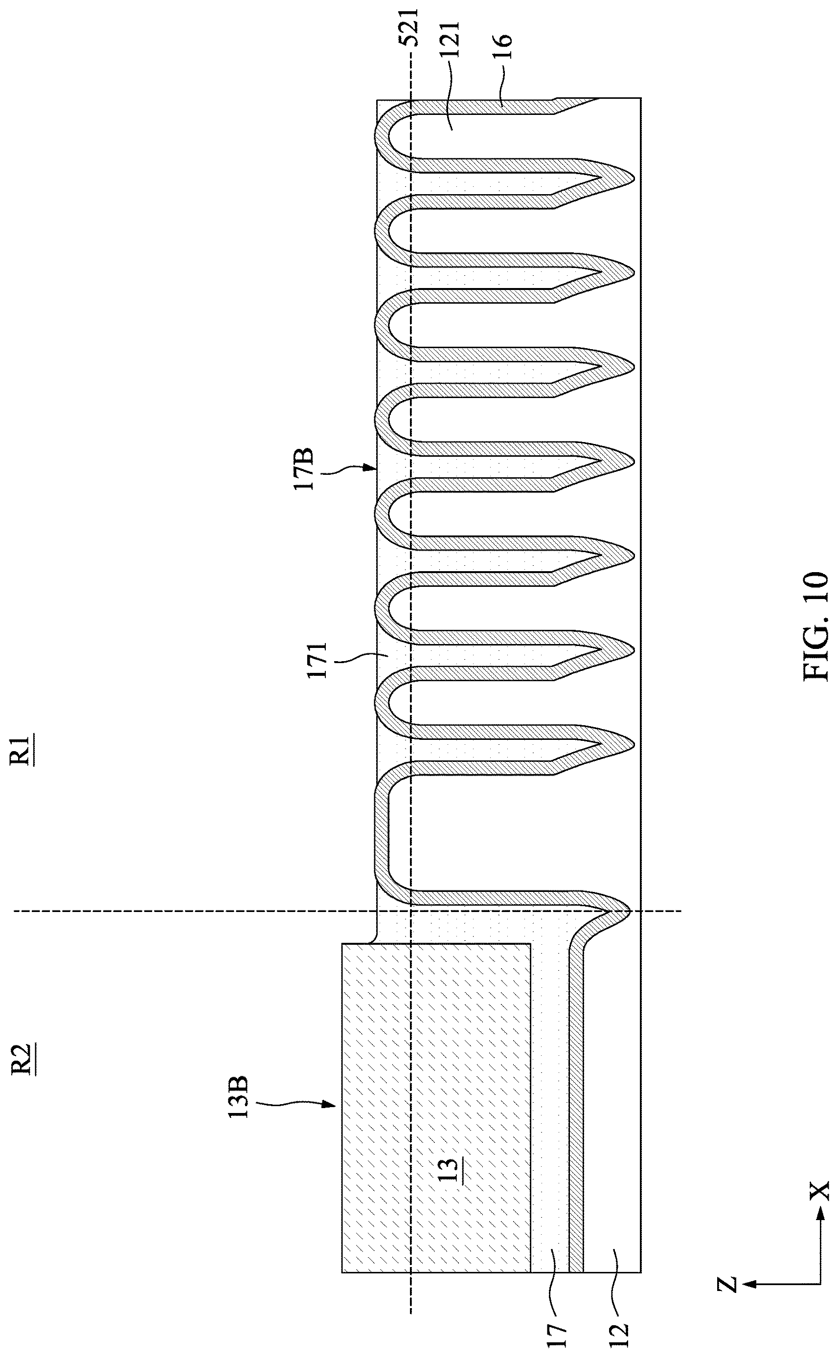 Patent US12622249 Figure 10 – Method of manufacturing semiconductor structure including a planarization and semiconductor structure thereof
