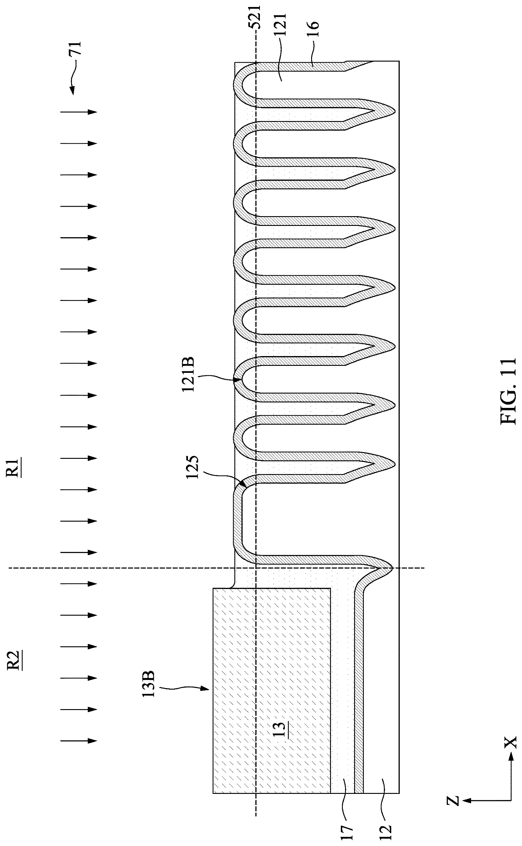 Patent US12622249 Figure 11 – Method of manufacturing semiconductor structure including a planarization and semiconductor structure thereof