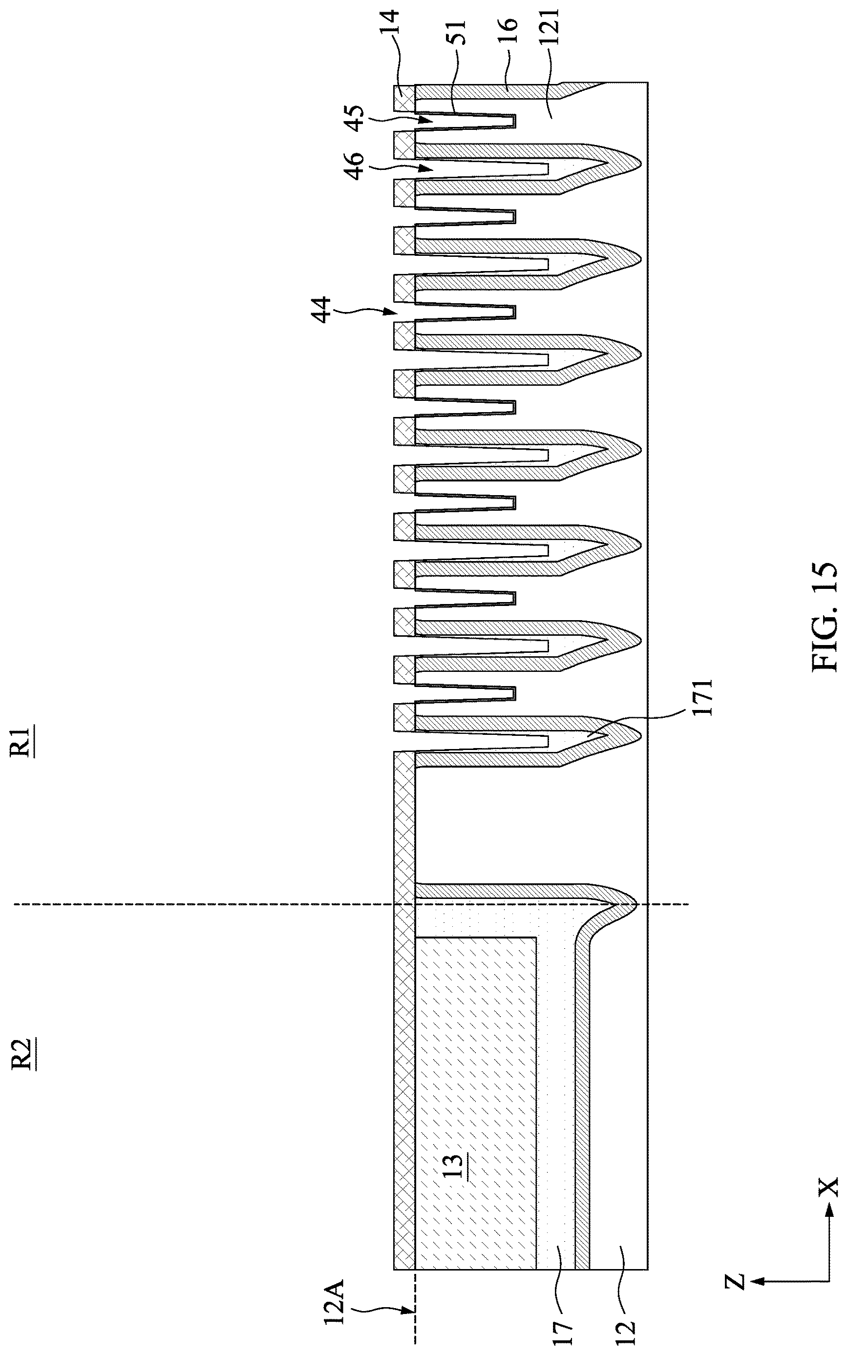 Patent US12622249 Figure 15 – Method of manufacturing semiconductor structure including a planarization and semiconductor structure thereof